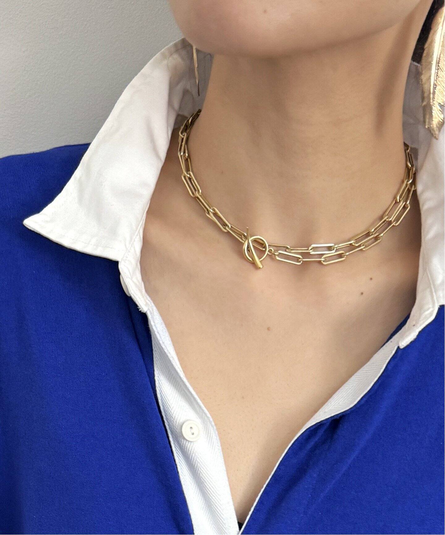 GABRIELA ARTIGAS/ガブリエラ アルティガス】 RECTANGULAR LINK CHOKER 