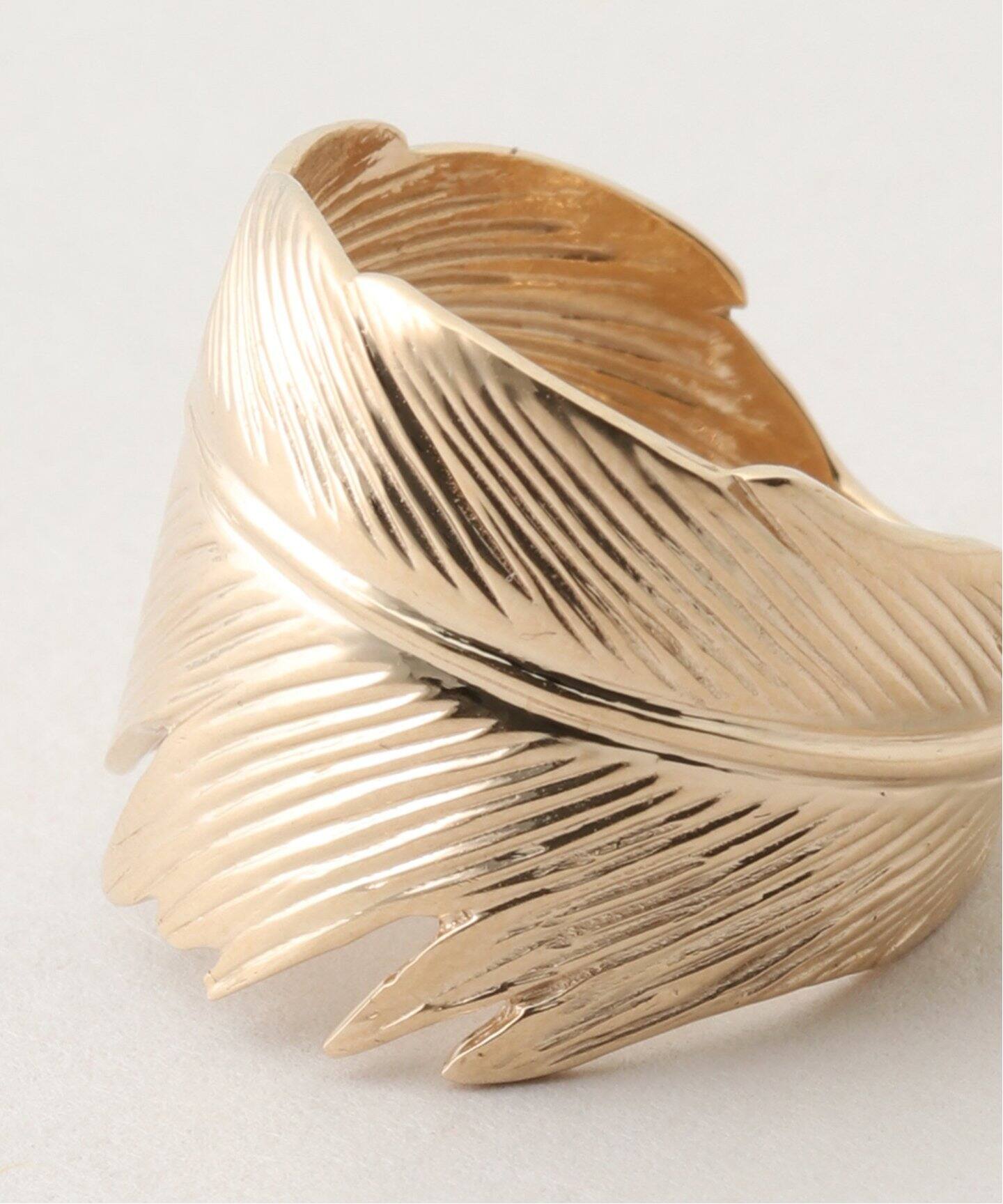 Manon Jewelry マノン Feather ピンキーリング 40 MANON JEWELRY/マノン ジュエリー】 feather pinky ring（リング