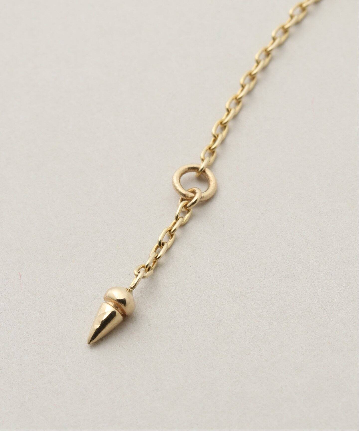 MANON/マノン】 feather pendant big thic on 47.5cm（ネックレス）｜L  