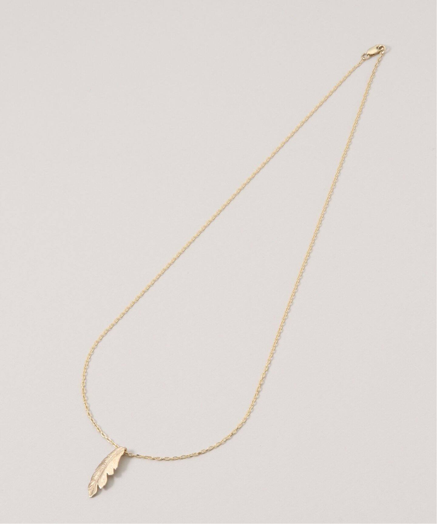 MANON/マノン】 feather pendant S18（ネックレス）｜L 