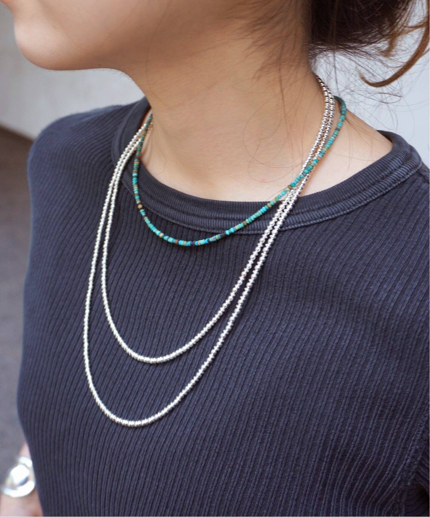 Harpo/ハルポ】ロングネックレス110cm (3mm)（ネックレス）｜AP STUDIO 