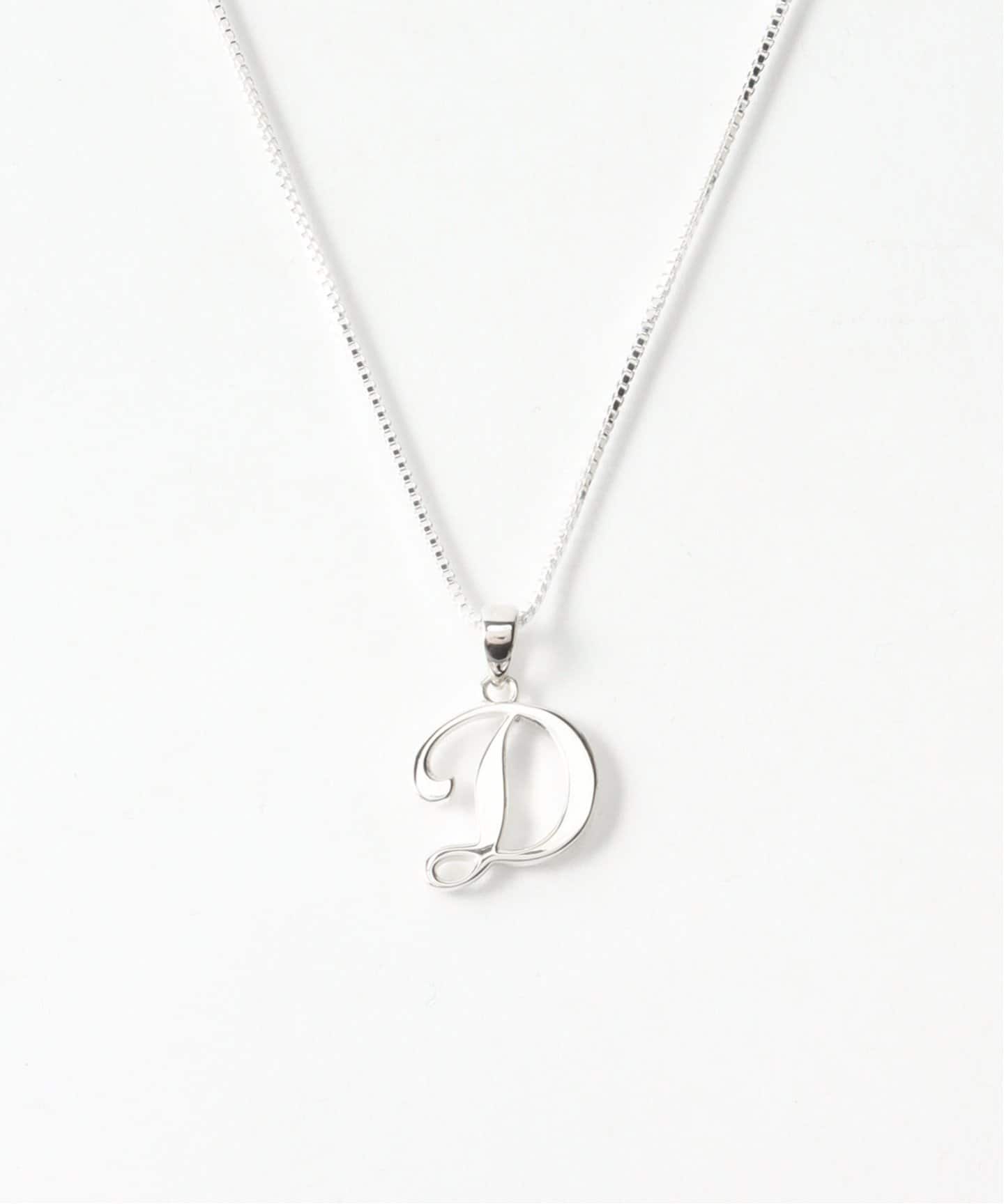 ジャーナルスタンダード　ネックレス　シルバー　ベイクルーズ Silver Necklace -Tsuchime Initial- シルバー ネックレス