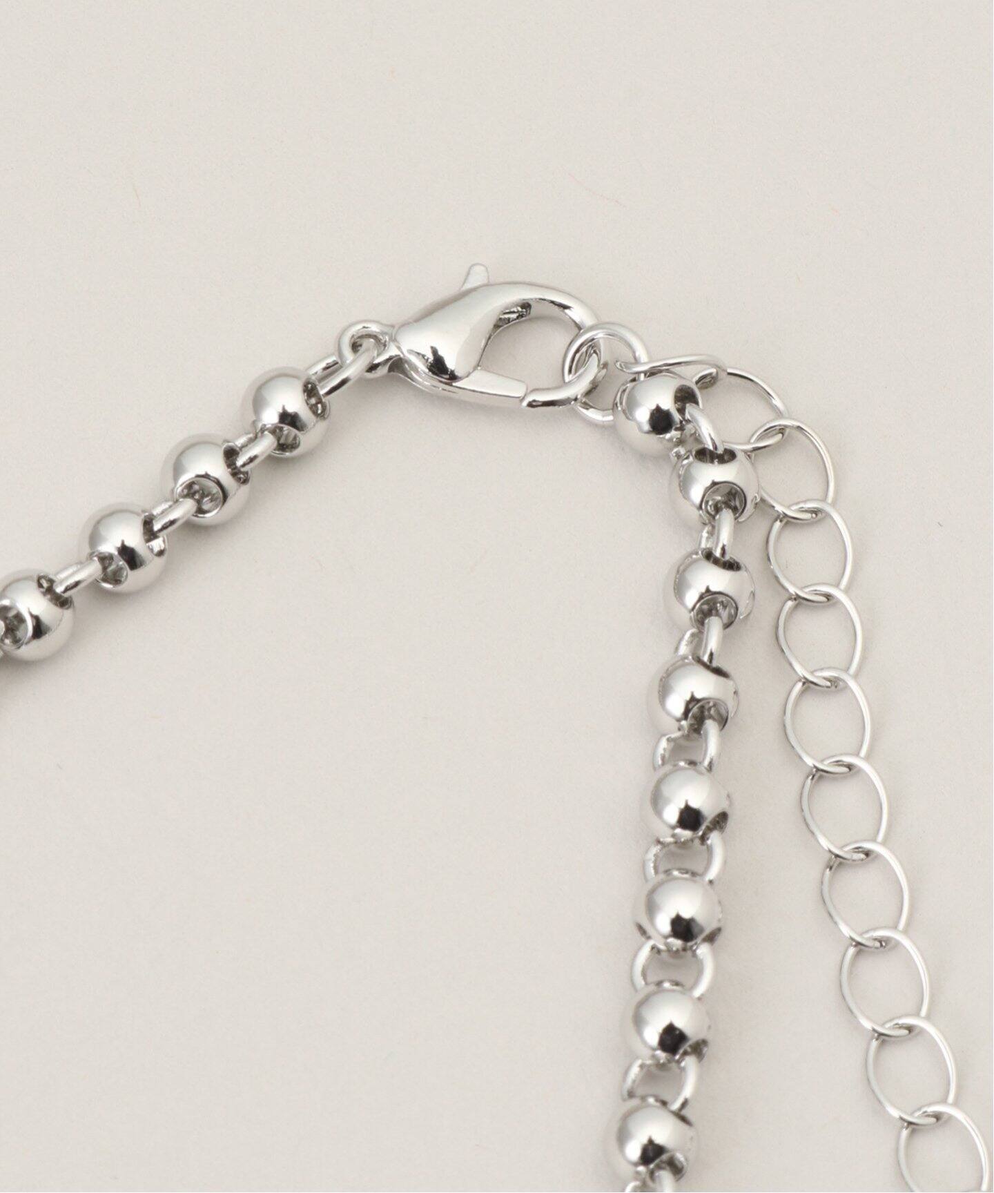 百貨店6.5万■ネックボールチェーンコート■ベージュ■blancvert■40 ボールチェーンネックレス（ネックレス）｜B.C STOCK（ベーセー