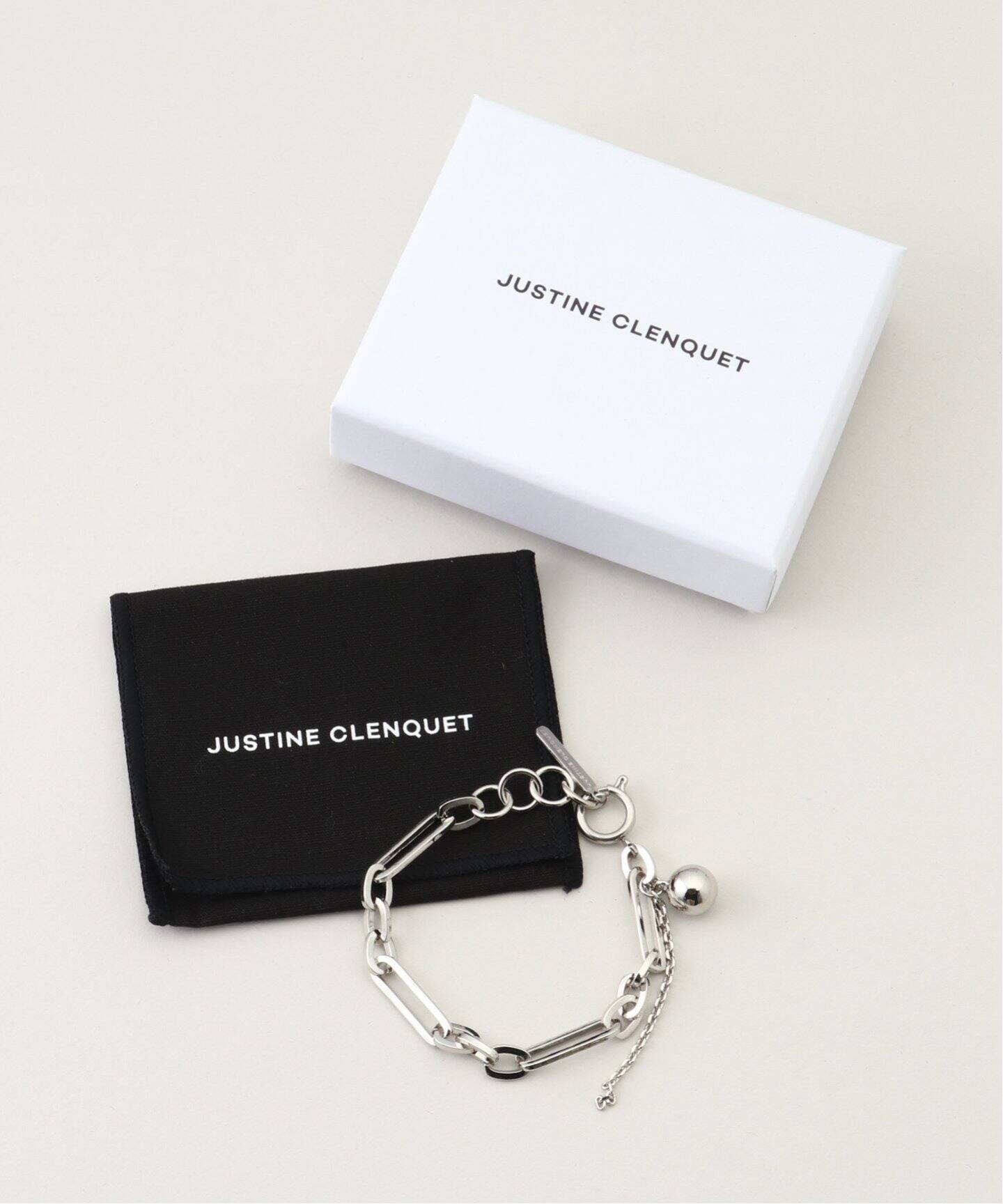 【Justine Clenquet】関税送料込★シルバー Jerry ブレスレット Justine Clenquet Jerry ブレスレット シルバー