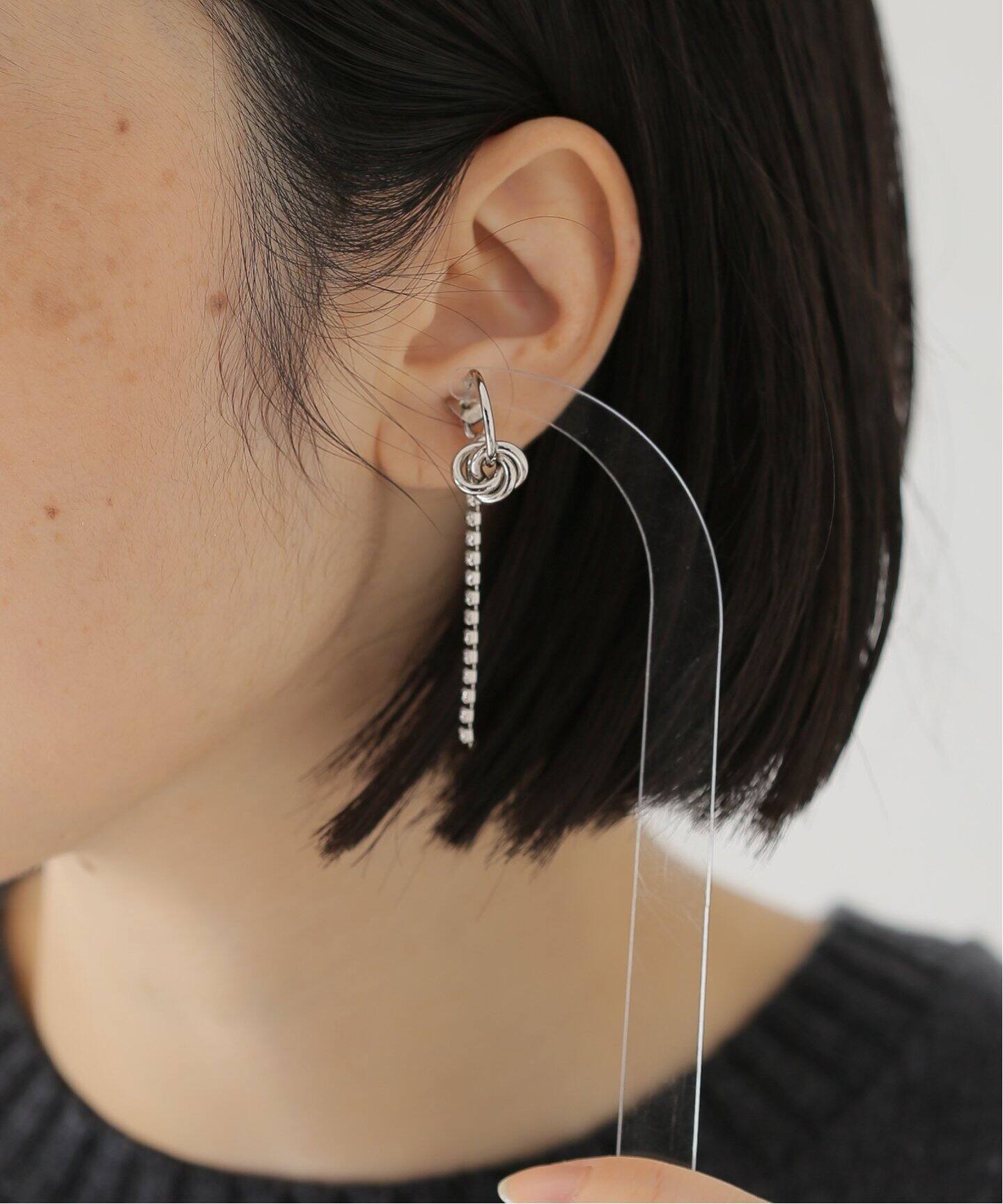 JUSTINE CLENQUET/ジャスティーヌ クランケ DARIA CRYSTAL EARRINGS 