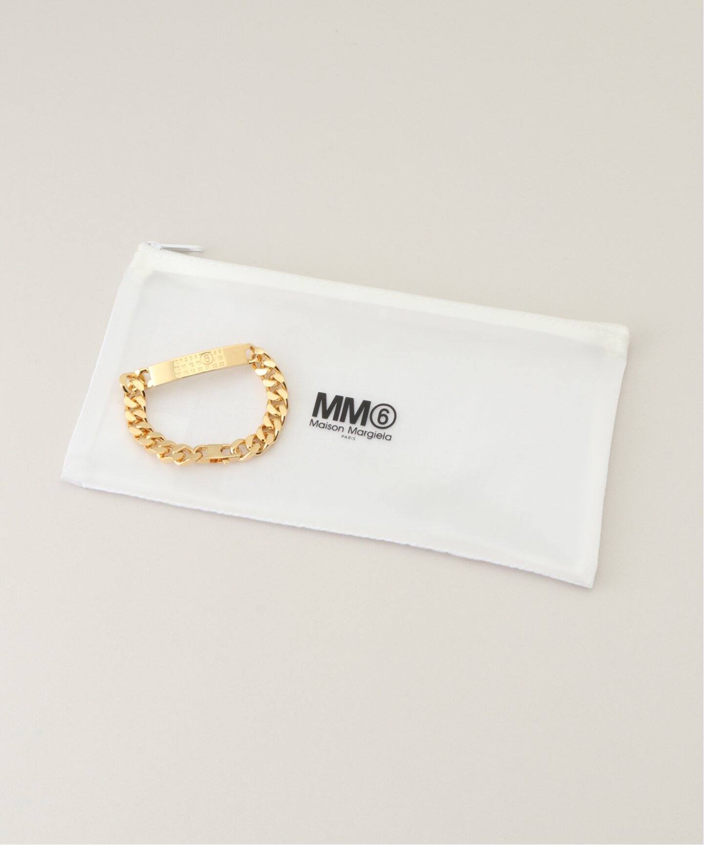 新品 6 25ss マルジェラ MM6 ナンバリングブレスレット 17205 