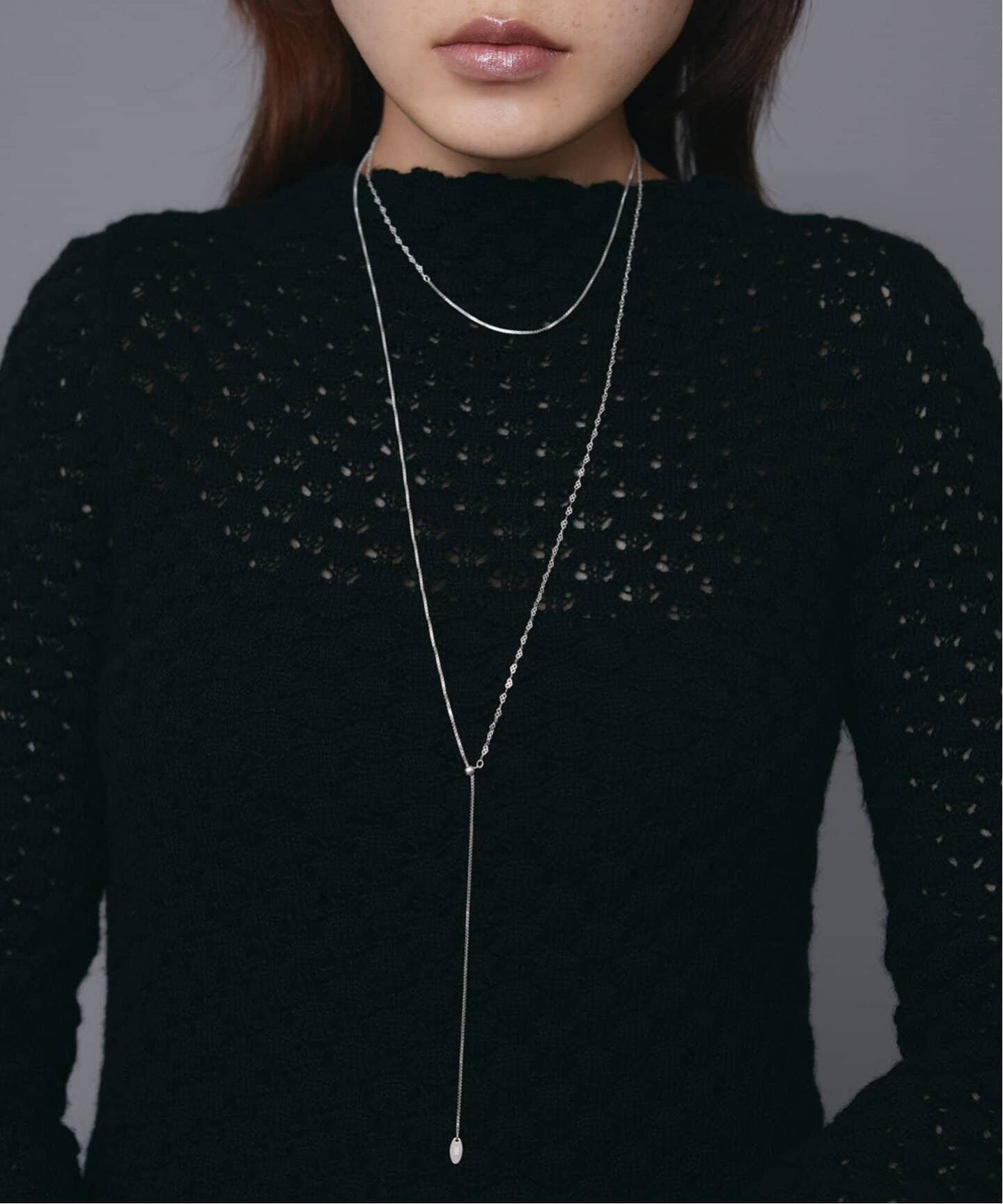 追加》MIXロングチェーンネックレス（ネックレス）｜EDIT.FOR LULU 