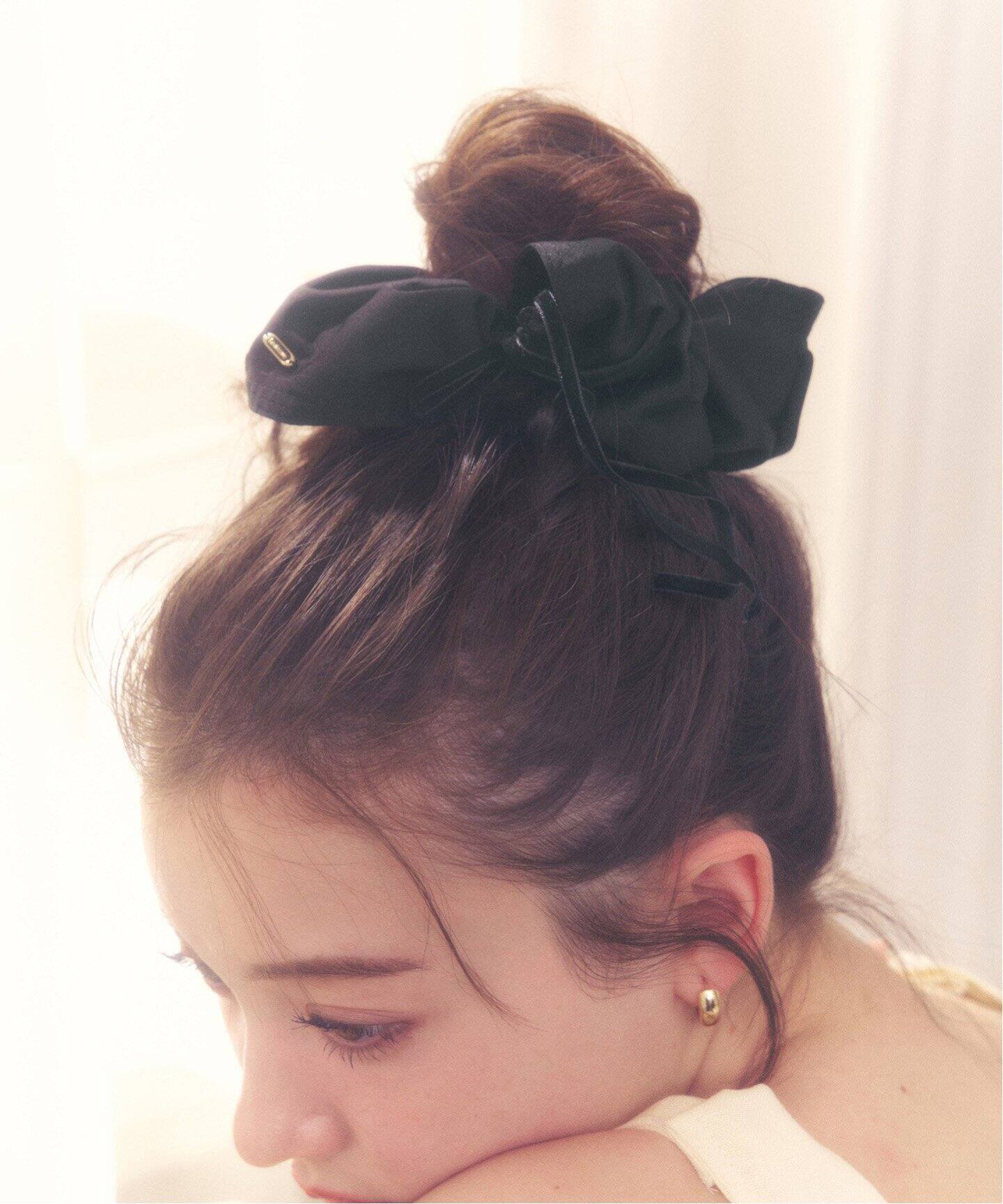 WEB限定》【Le decore / ル デコレ】lady ribbon シュシュ（ヘア