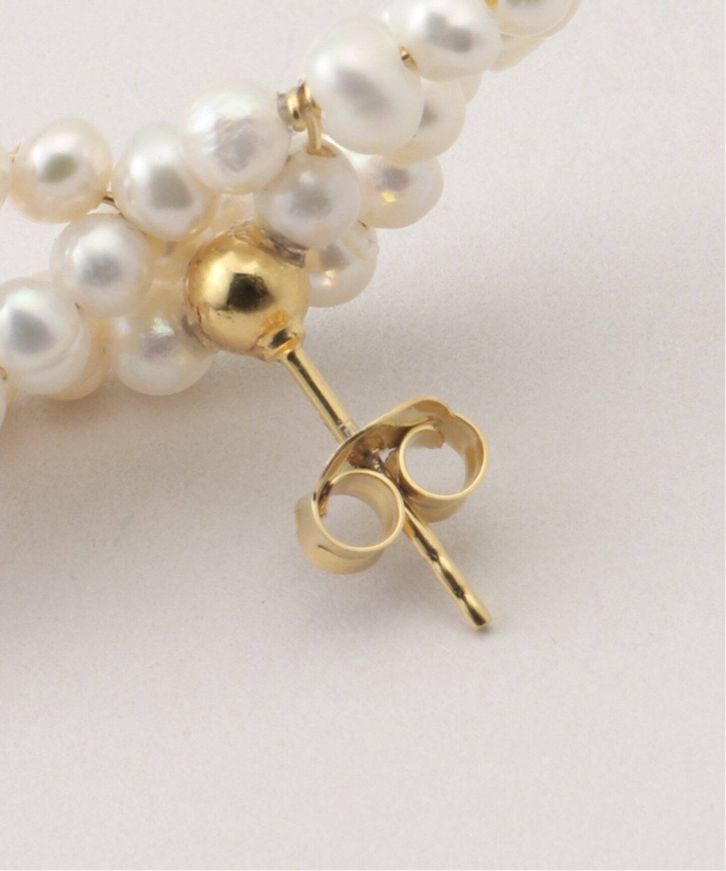 Completedworks/コンプリテッドワークス Pearl Loop Loop ER ピアス(両  