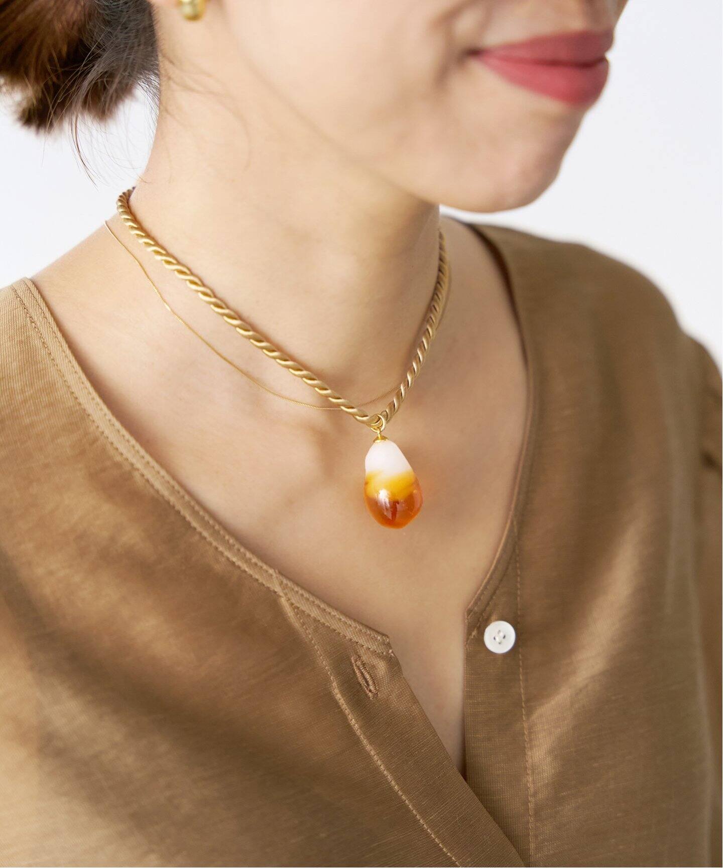 SANDRALEXANDRA/サンドラアレキサンドラ】GLASS CORD NL ネックレス  