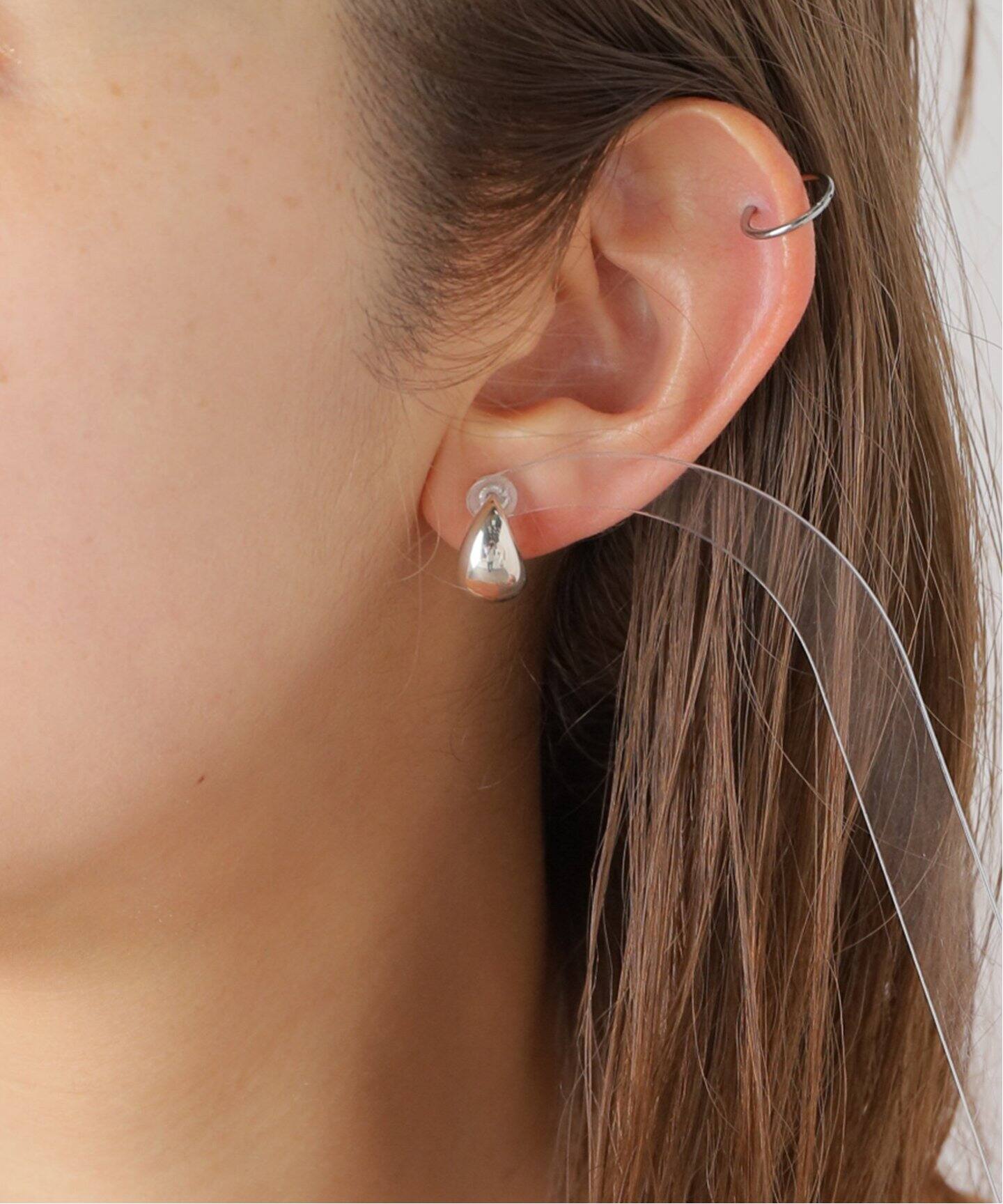 PREEK/プリーク】CRESCENT MOON PIRCE ピアス(両耳)（ピアス（両耳用 