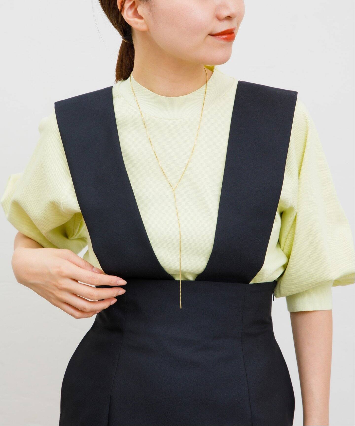 追加3》SASKIA DIEZ/サスキア ディツ FINE NL FRINGE CUBIC ネックレス 