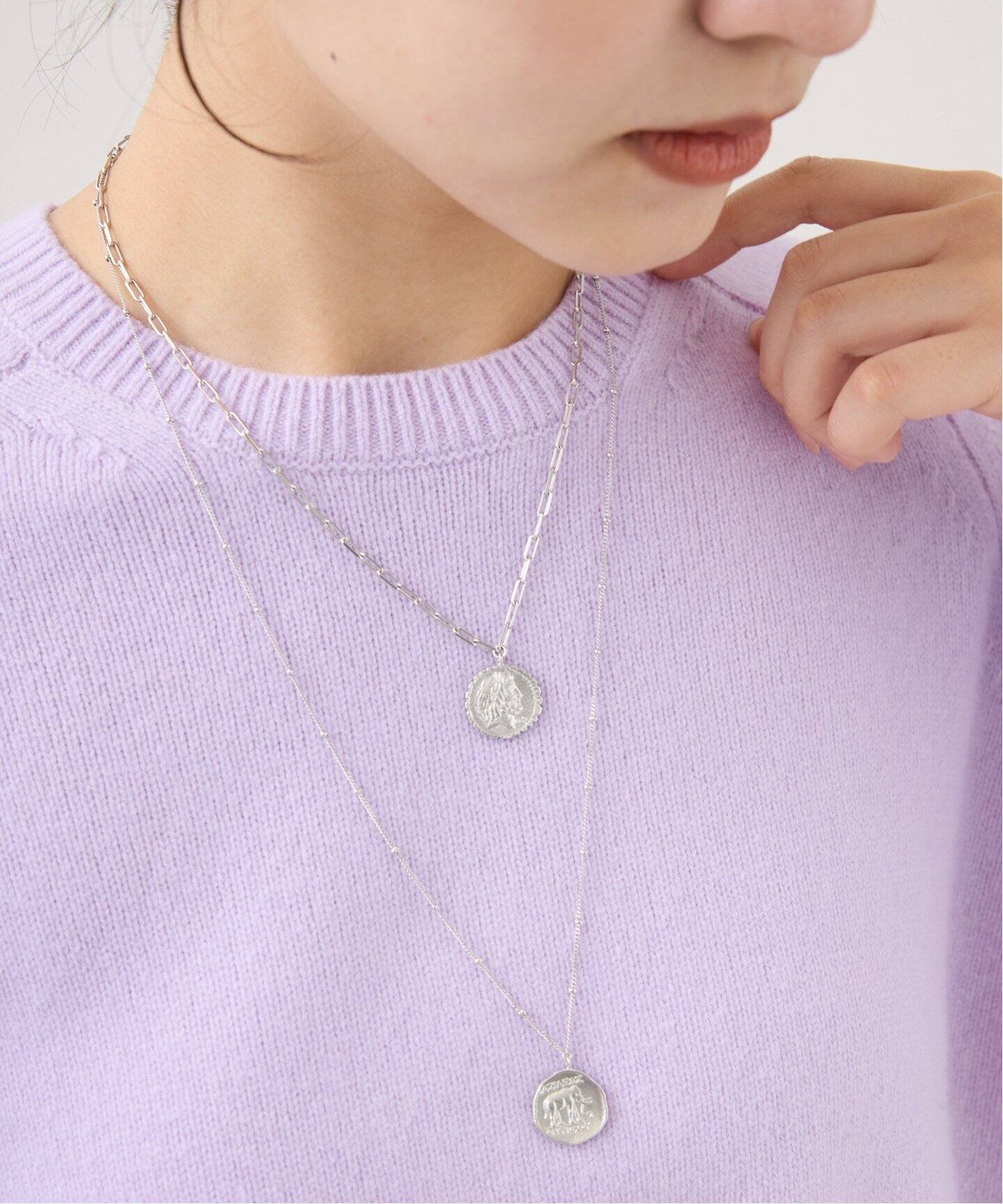 MARIHA/マリハ 別注 COIN*45 ロングレクタングル ネックレス 