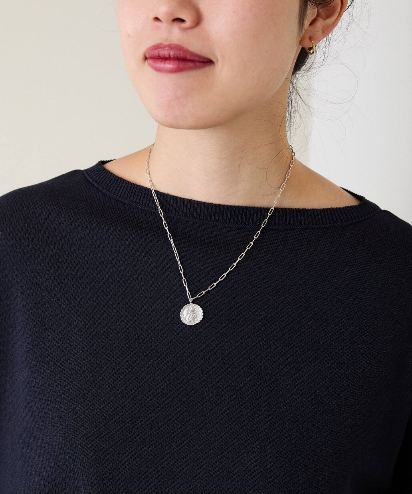 MARIHA/マリハ 別注 COIN*45 ロングレクタングル ネックレス 