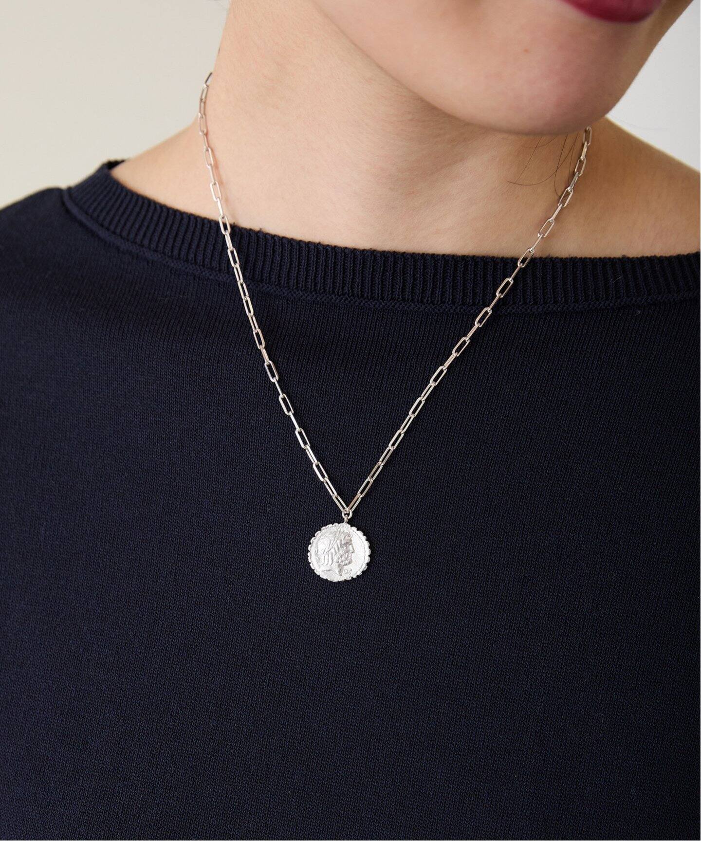 MARIHA/マリハ 別注 COIN*45 ロングレクタングル ネックレス 