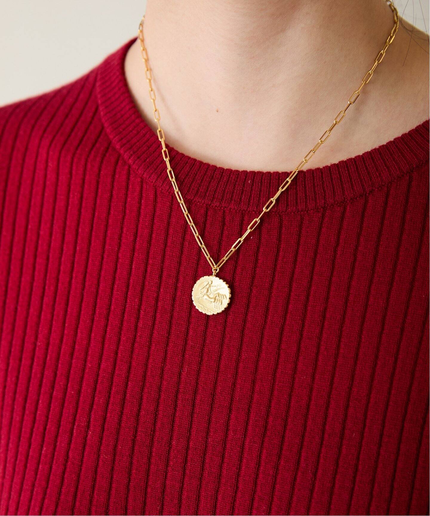 MARIHA/マリハ 別注 COIN*45 ロングレクタングル ネックレス 