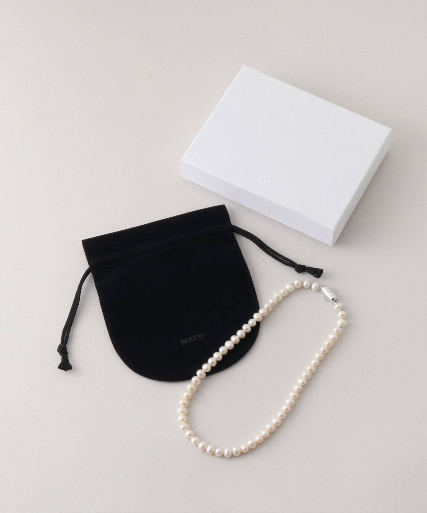 MAYU/マユ PEARL NECKLACE40cm ネックレス（ネックレス）｜IENA 