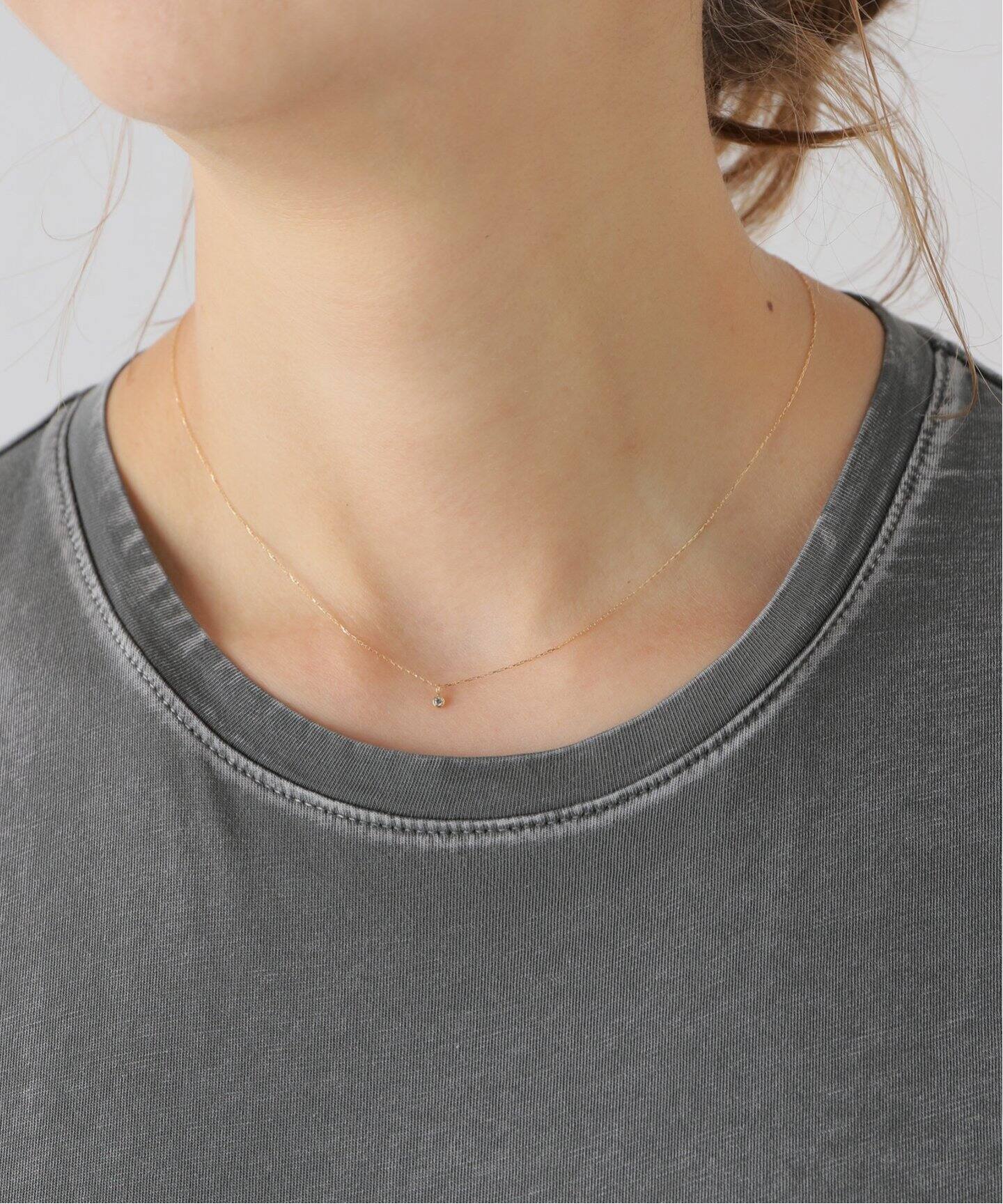 les bonbon/ル ボンボン K18 diamond necklace ネックレス BOB412 