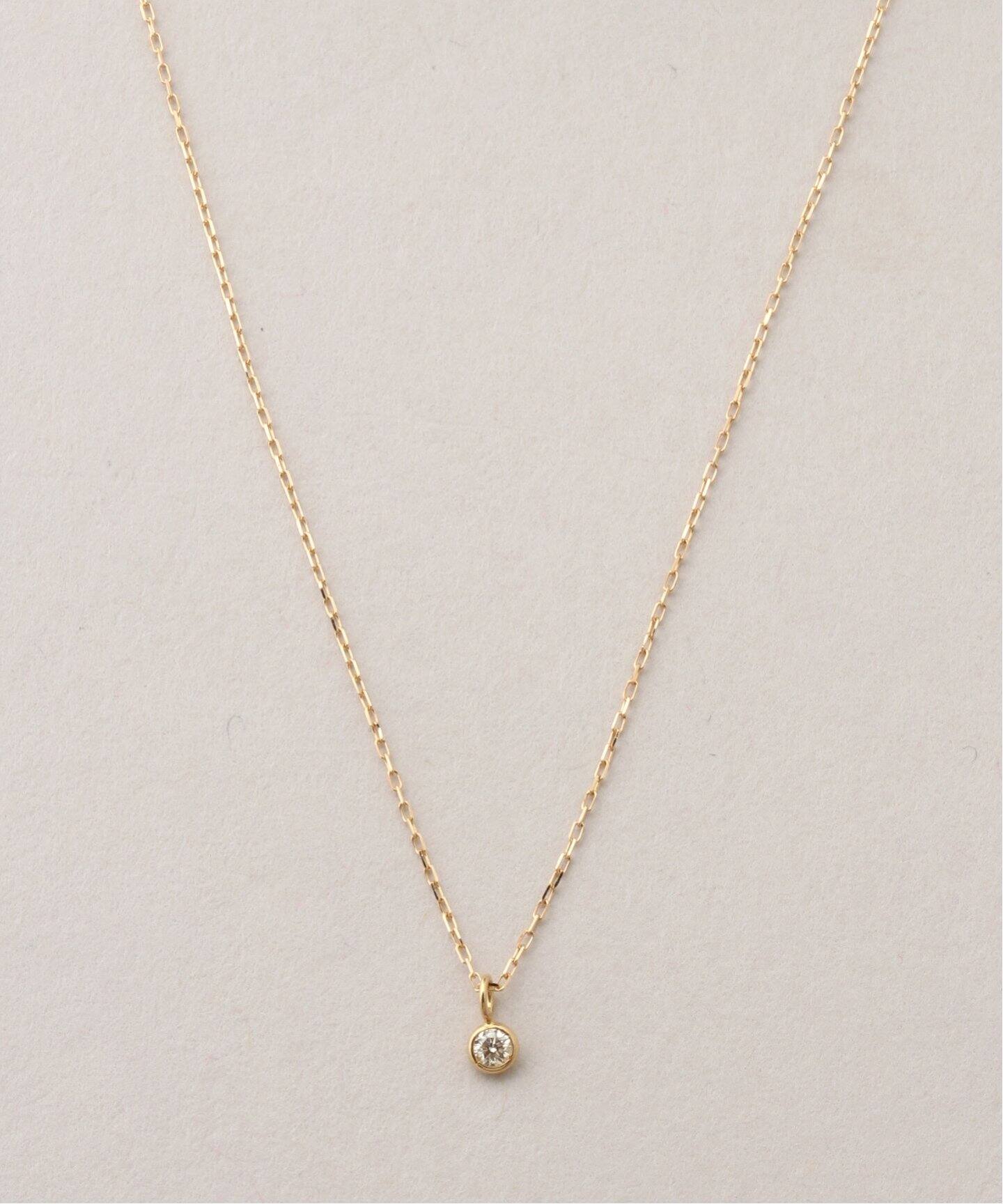les bonbon/ル ボンボン K18 diamond necklace ネックレス BOB412 