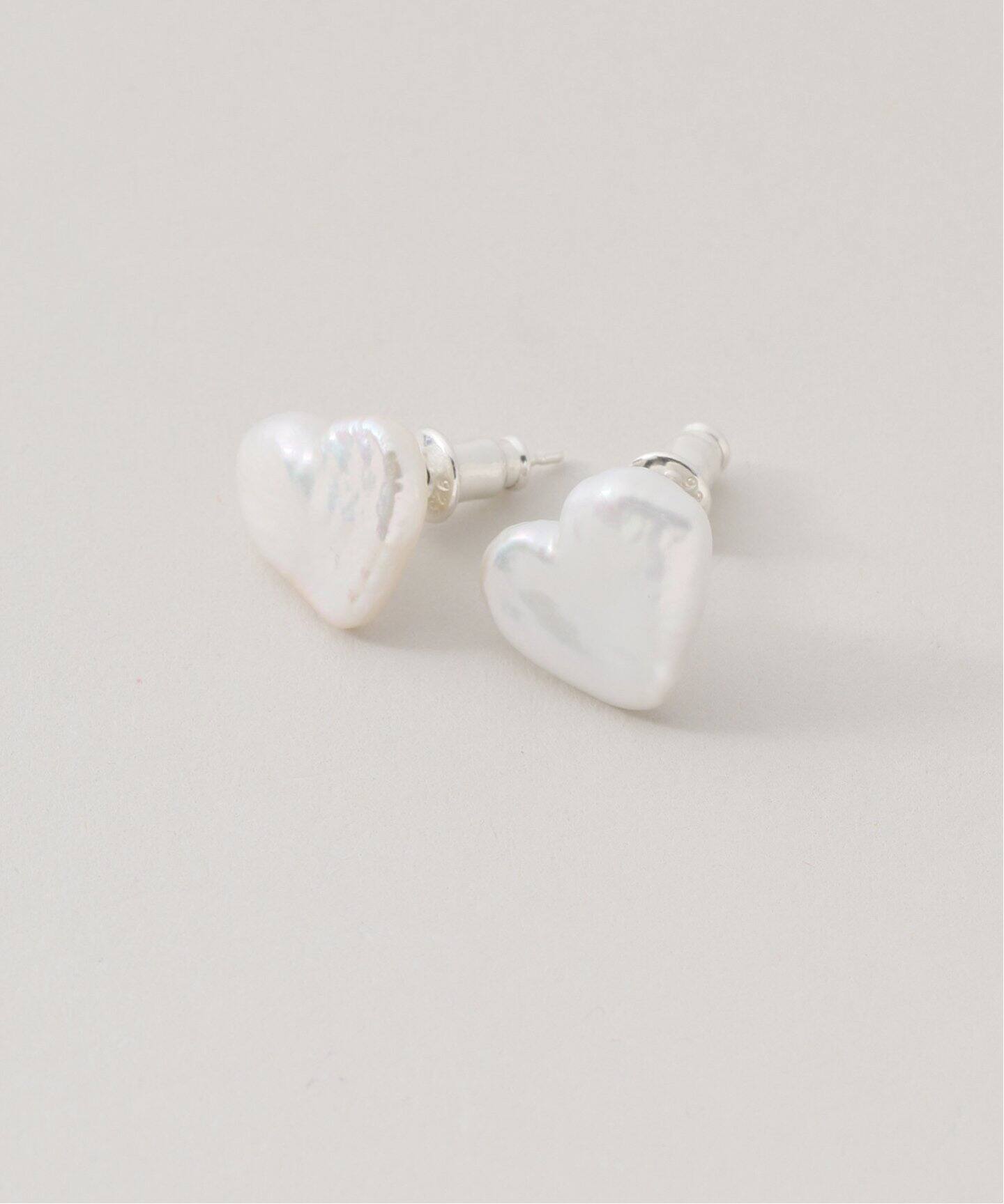Lemme./レム Heart Pearl Earrings パールピアス（ピアス（両耳用 
