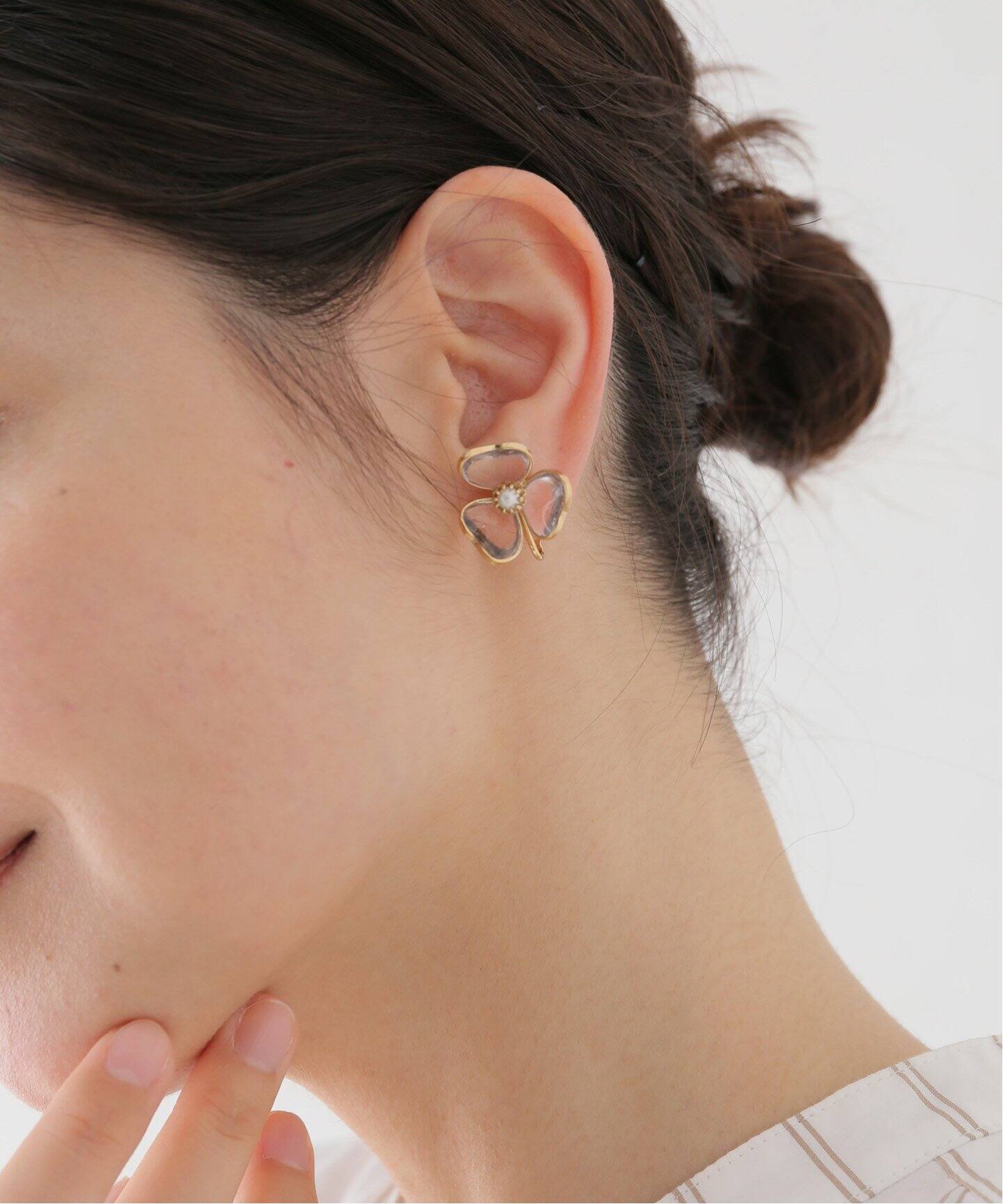 P-14 インドネシアビーズのピアス