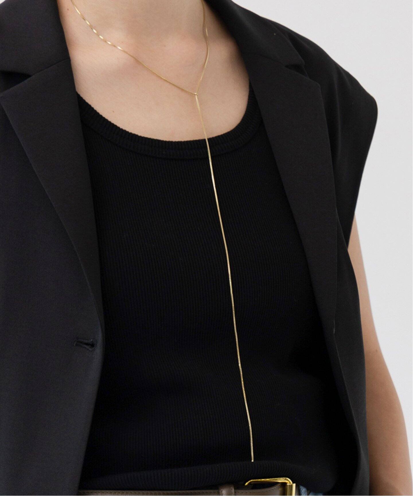 追加2》SASKIA DIEZ/サスキア ディツ FINE NL FRINGE CUBIC ネックレス 