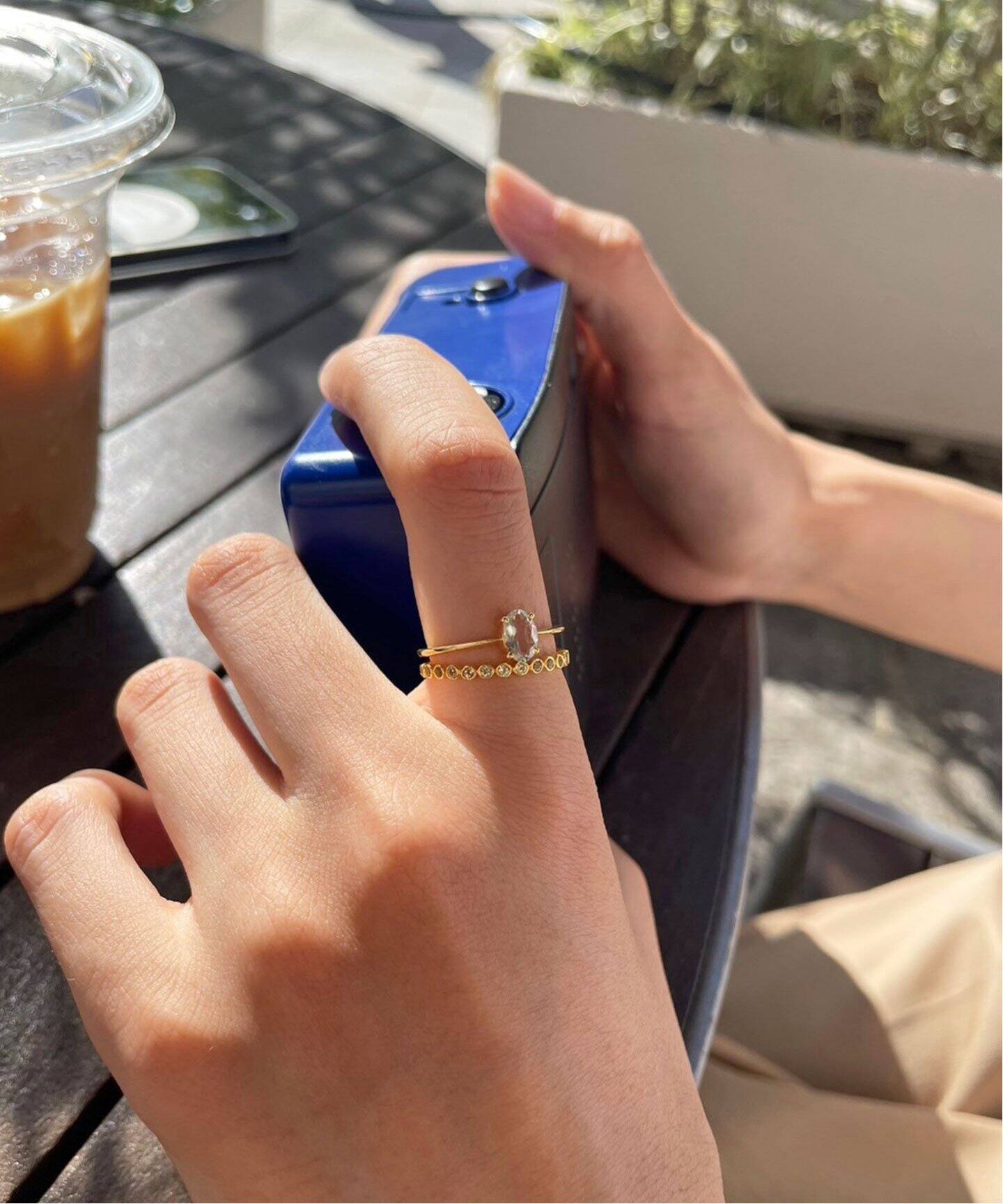 Pondichery/ポンディシェリ ハーフエタニティリング（リング）｜SLOBE