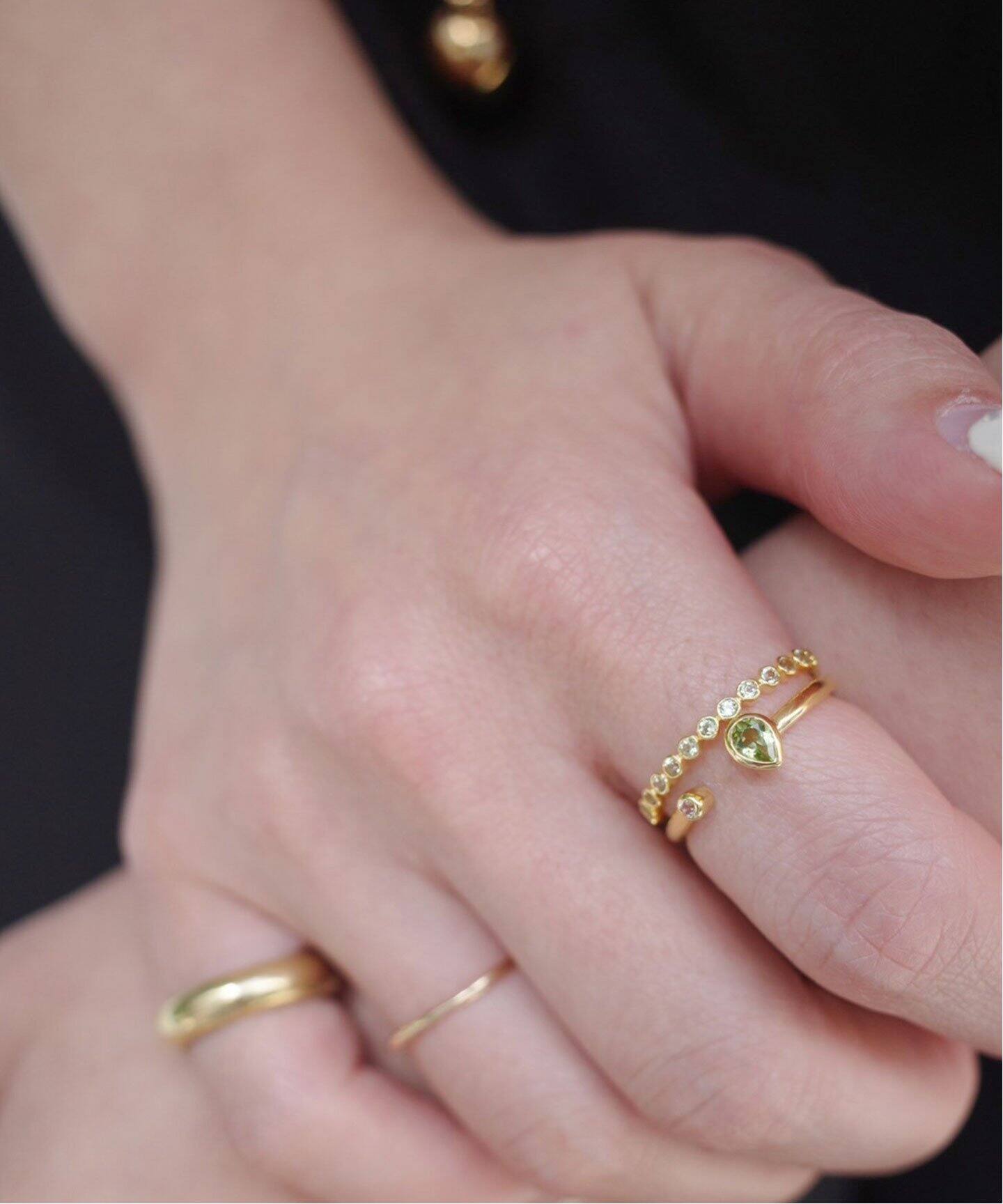 SLOBE IENA【Pondichery/ポンディシェリ】 リング Pondichery/ポンディシェリ ハーフエタニティリング（リング