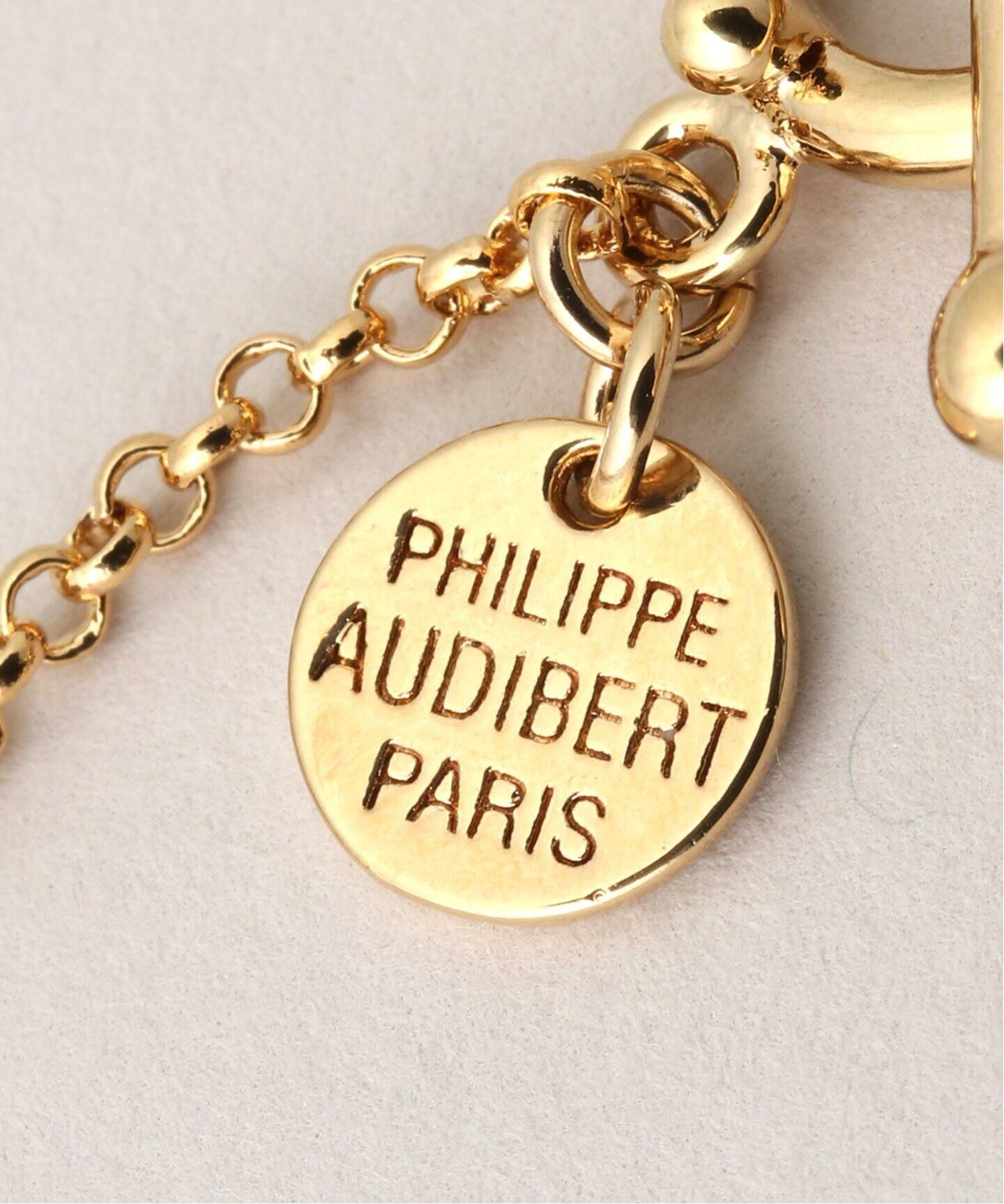 PHILIPPE AUDIBERT チェーンネックレス ゴールド CO6382:OP 