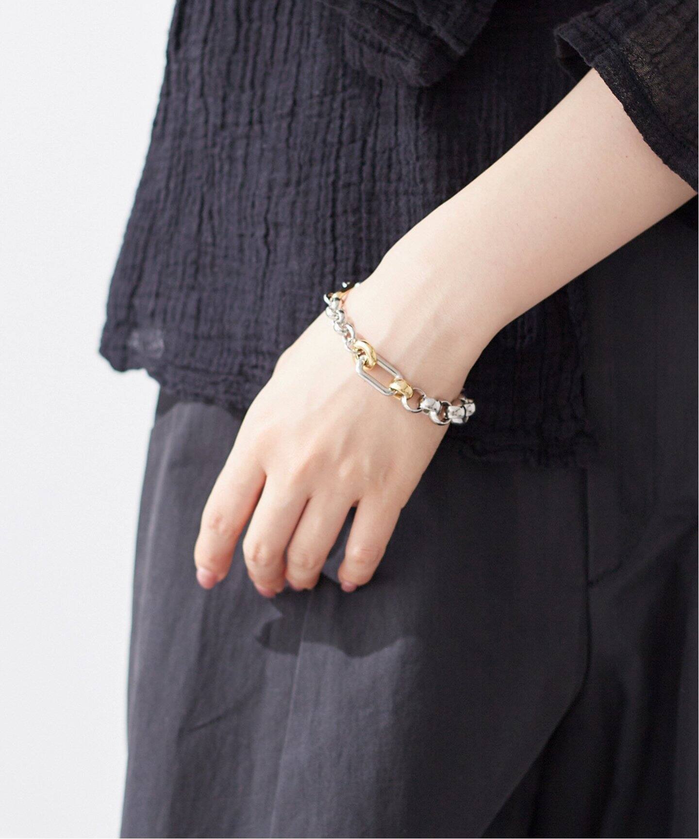LAURA LOMBARDI/ローラロンバルディ】 TWO TONE PIETRA ブレスレット 