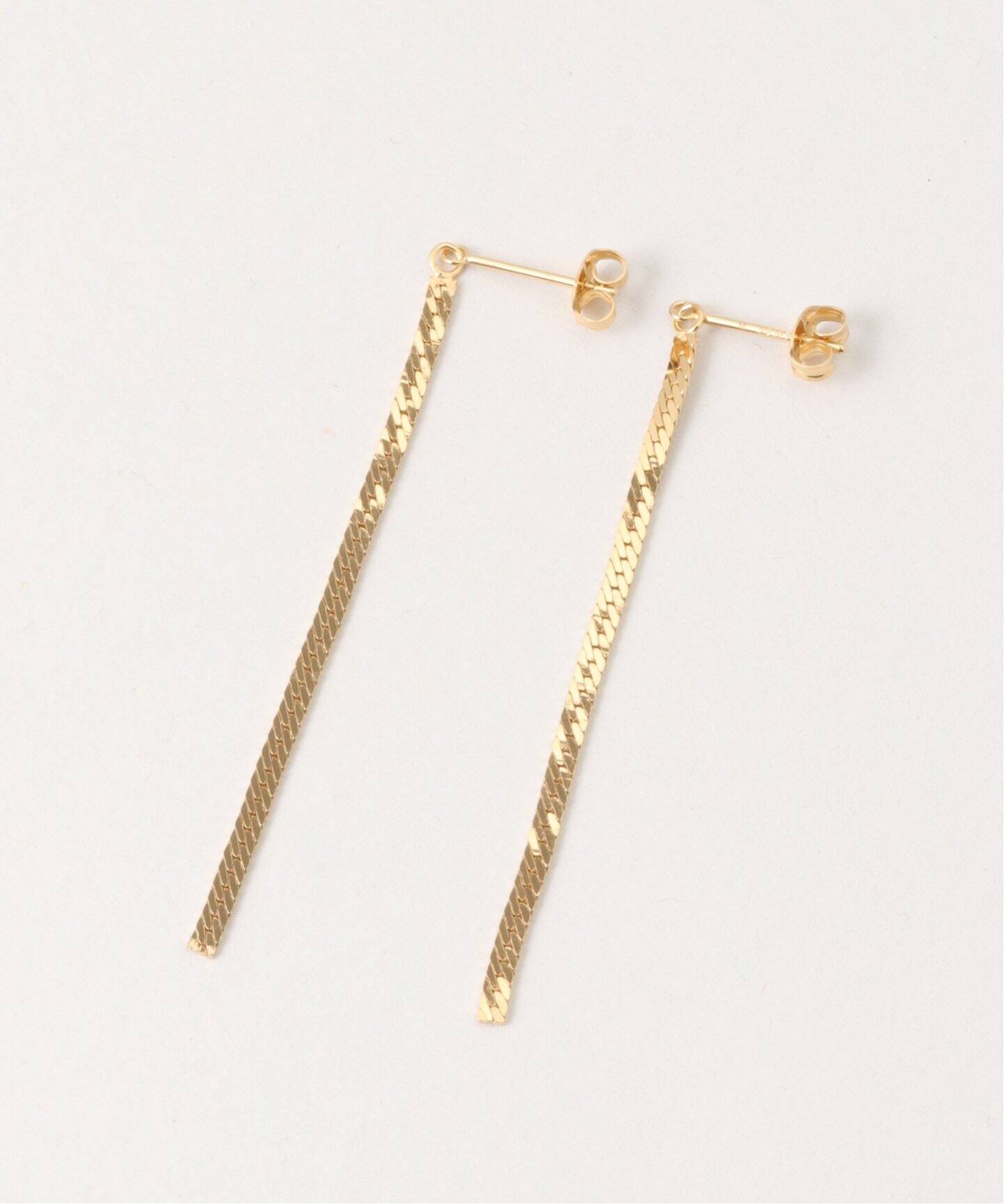 MARIHA/マリハ Silent Rain ヘリンボーン ピアス 5cm 1603241012 