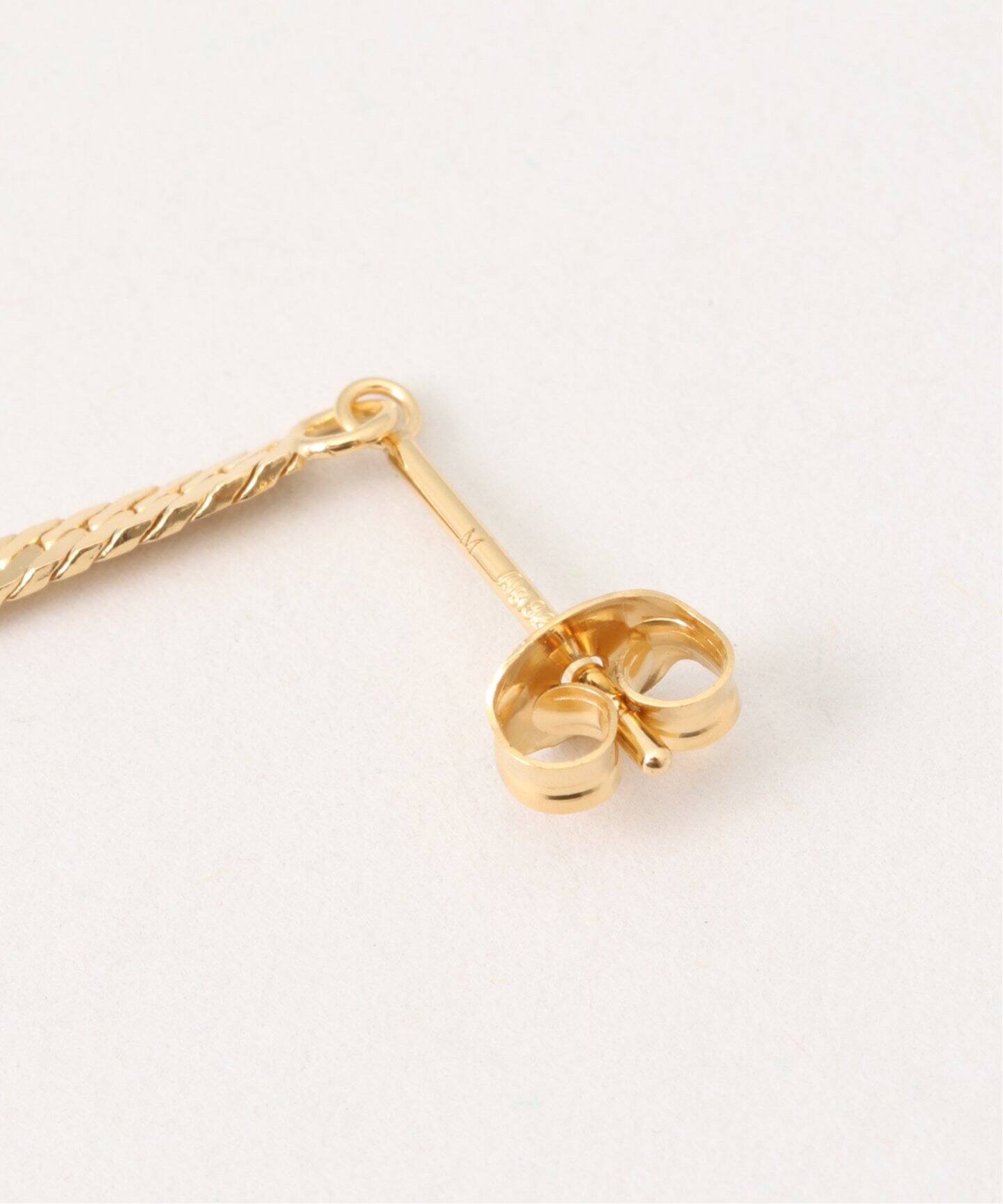 MARIHA/マリハ Silent Rain ヘリンボーン ピアス 5cm 1603241012 