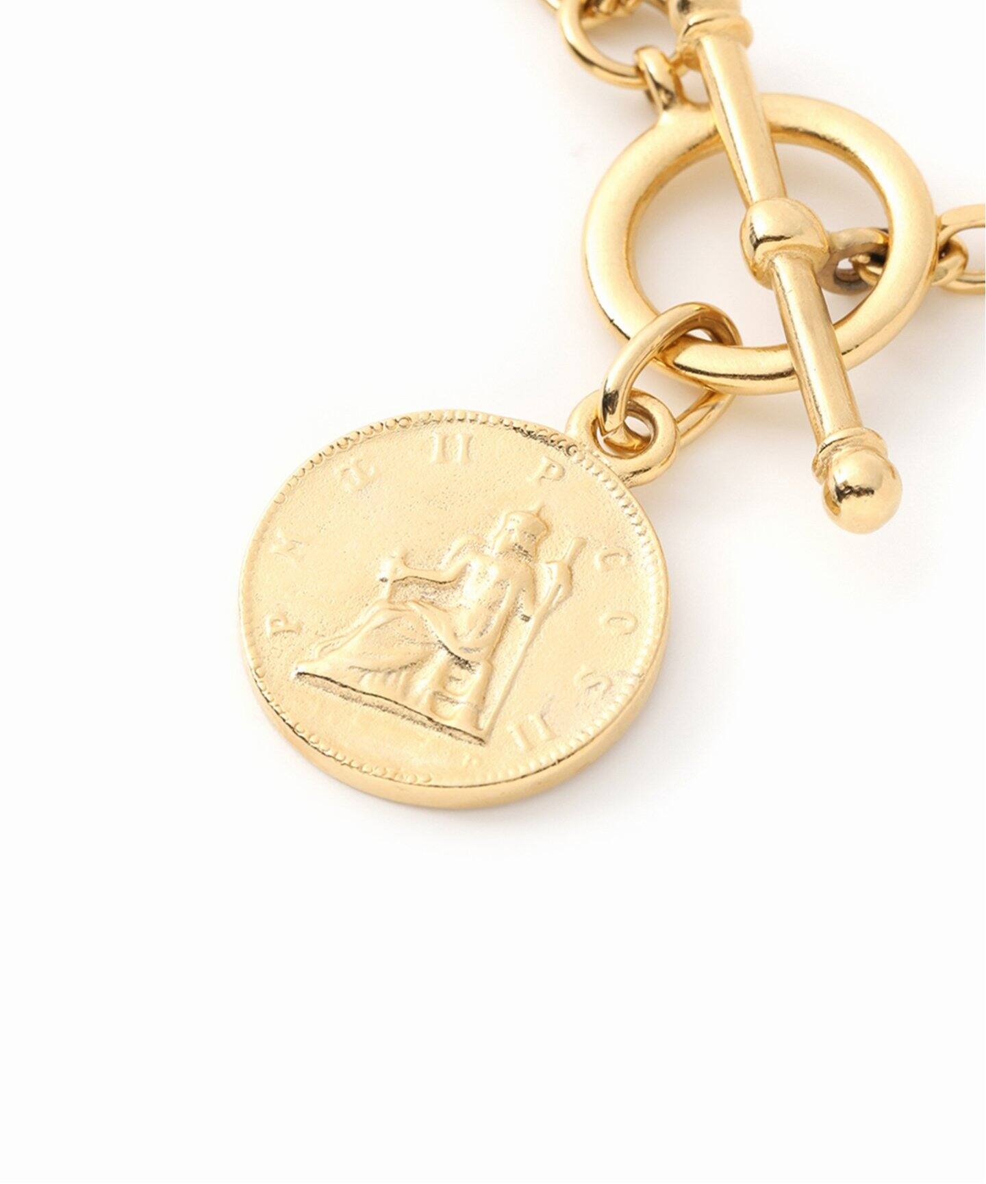 BEN-AMUN/ベンアムン】別注 DOUBLE CHAIN COIN ネックレス（ネックレス  