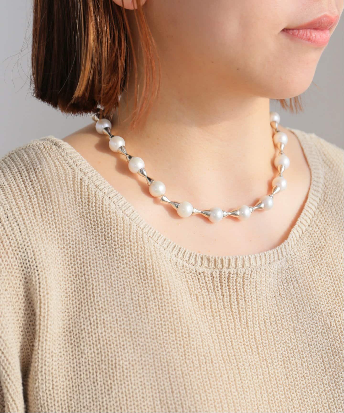 Sapir Bacharサピア バシャールGOLD SOLAR NECKLACE SAPIR BACHAR サピア バシャール GOLD PEARL HOUGLASS ネックレス
