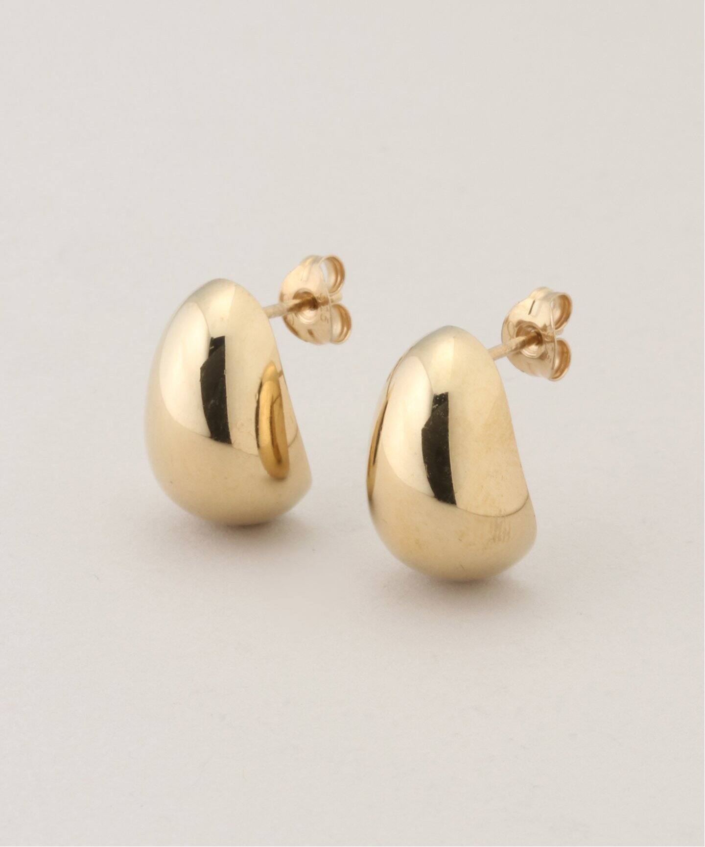 SAPIR BACHAR サピア バシャール GOLD HALF MOON HUGGIES 58001-00324 