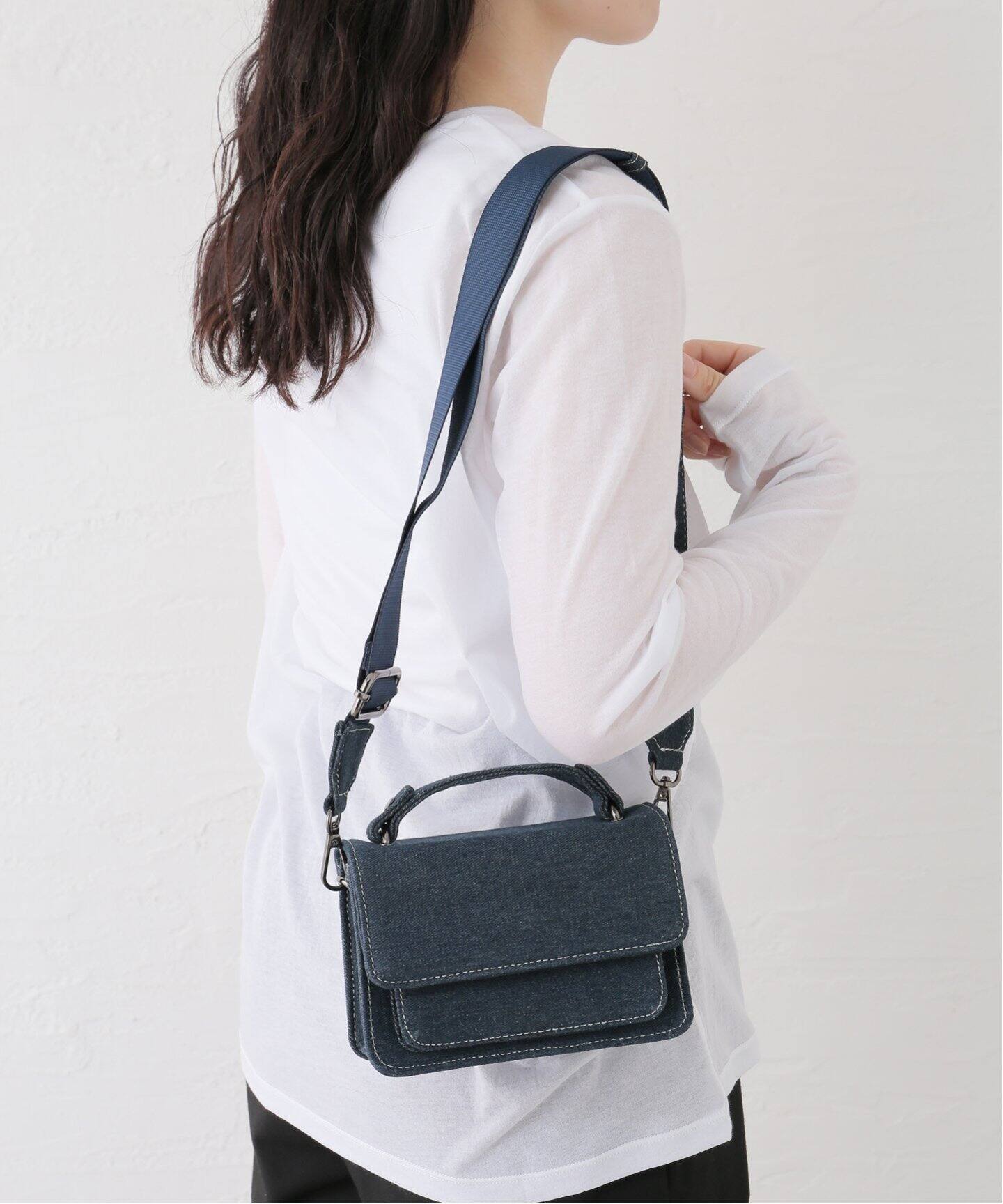 HVISK RENEI DENIM 2404-025-102000：バッグ（ハンドバッグ 