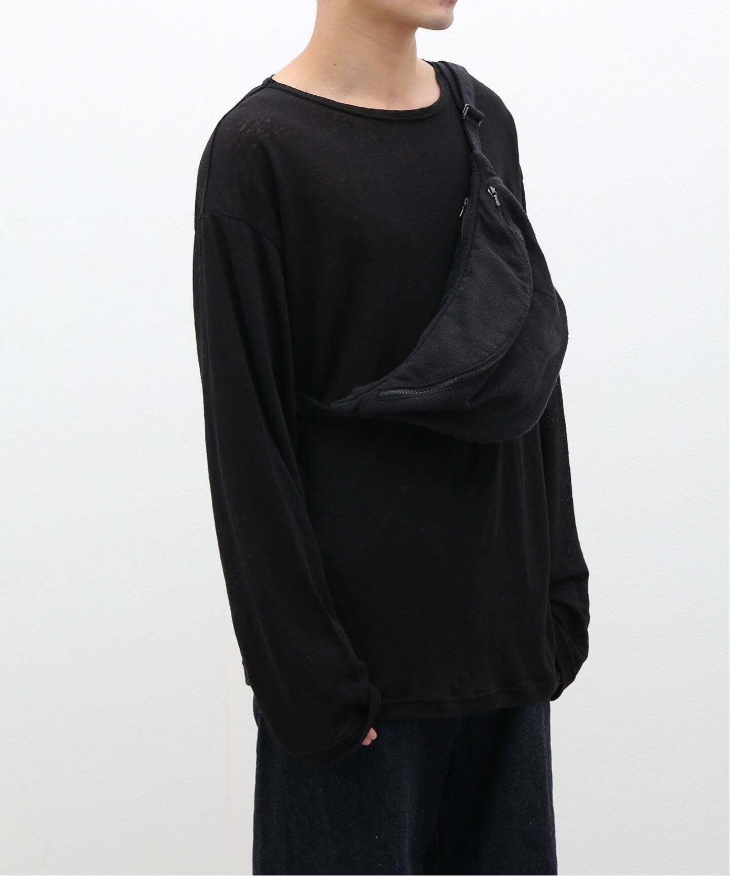 COMOLI / コモリ】シルクネップ ウエストバッグ（その他バッグ）｜L  