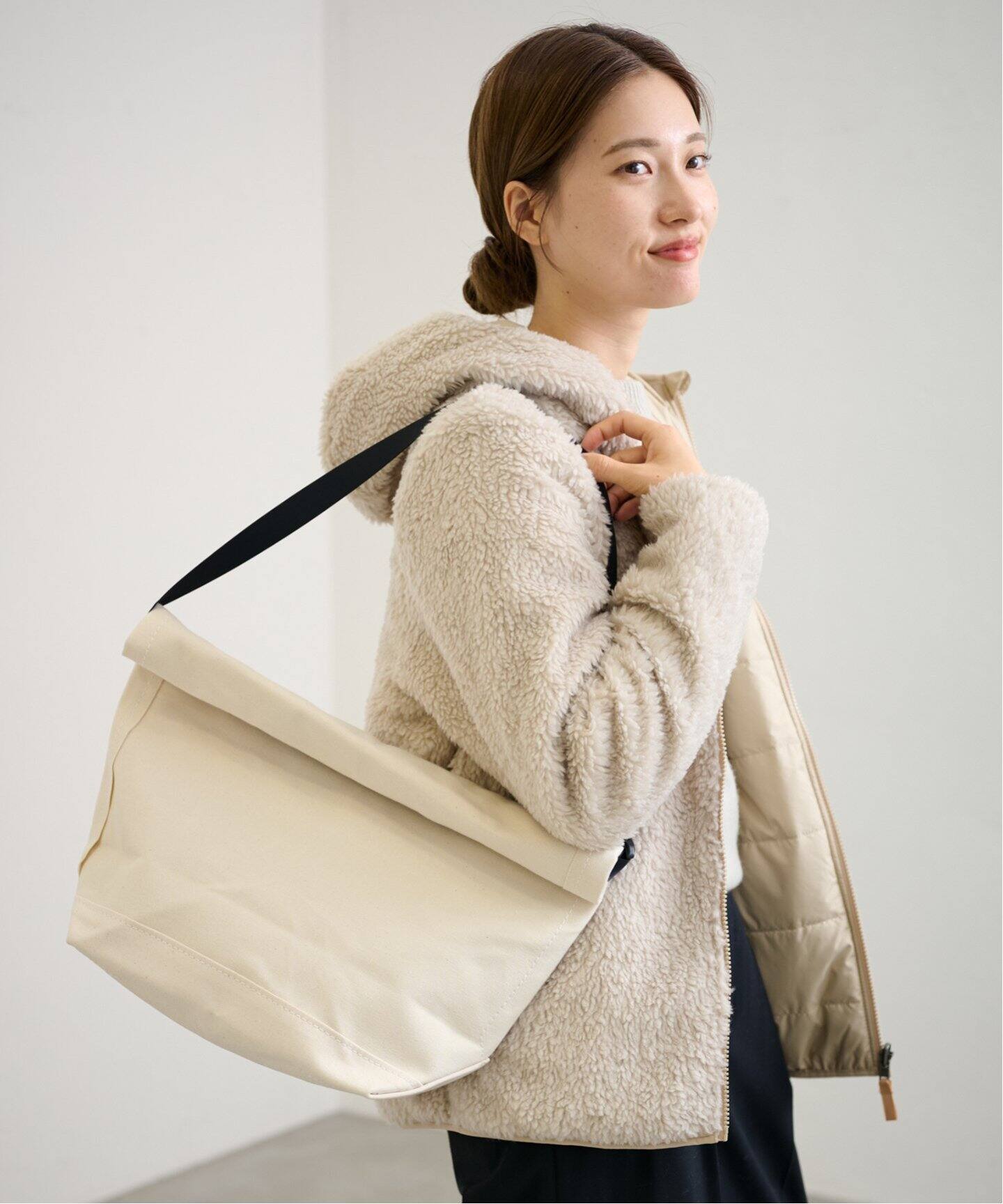 TEMBEA / テンベア】別注 ROLL TOP TOTE CANVAS6（トートバッグ）｜L 