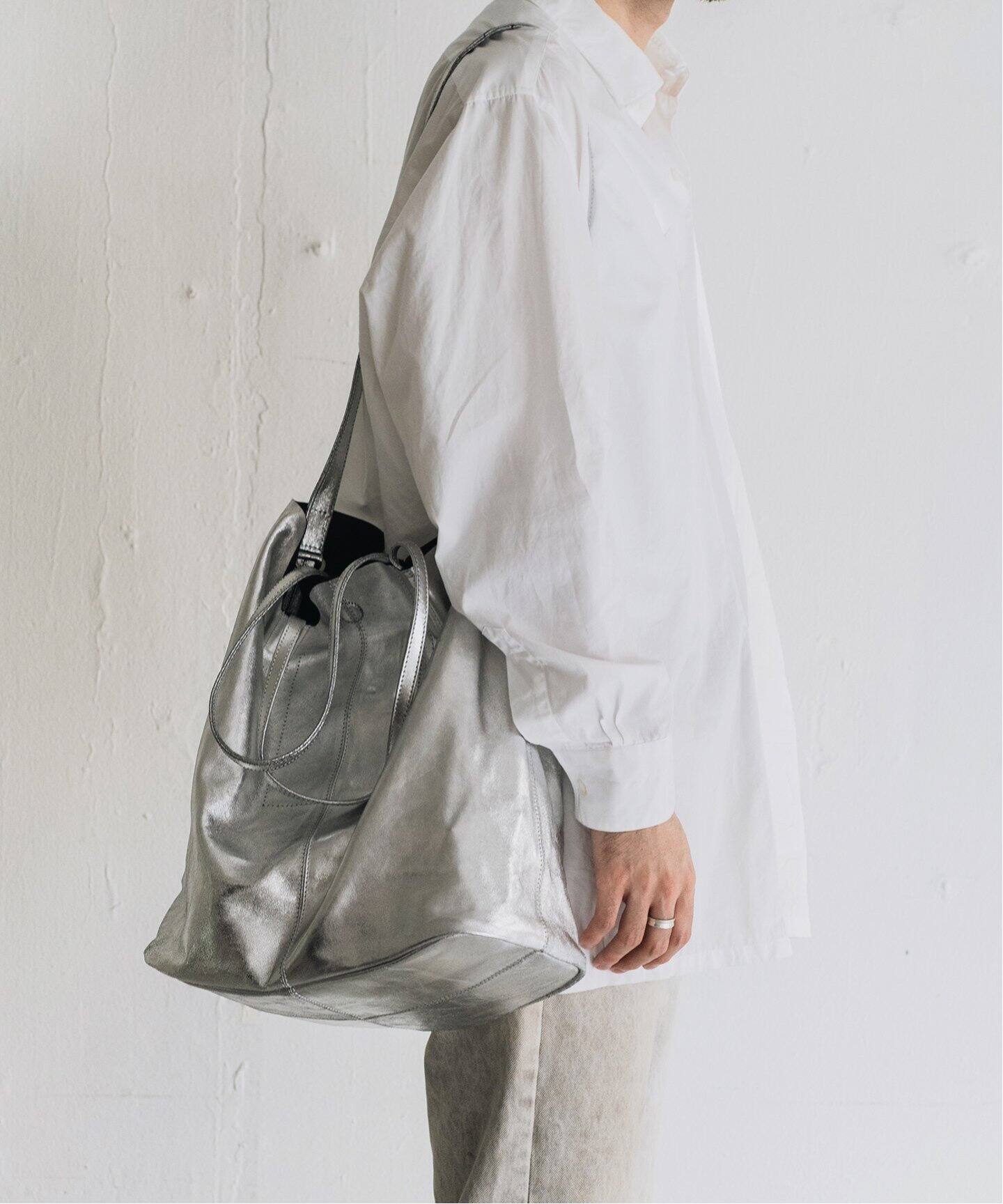 Morphee / モルフェ】3WAY LARGE TOTE SILVER（トートバッグ）｜L 