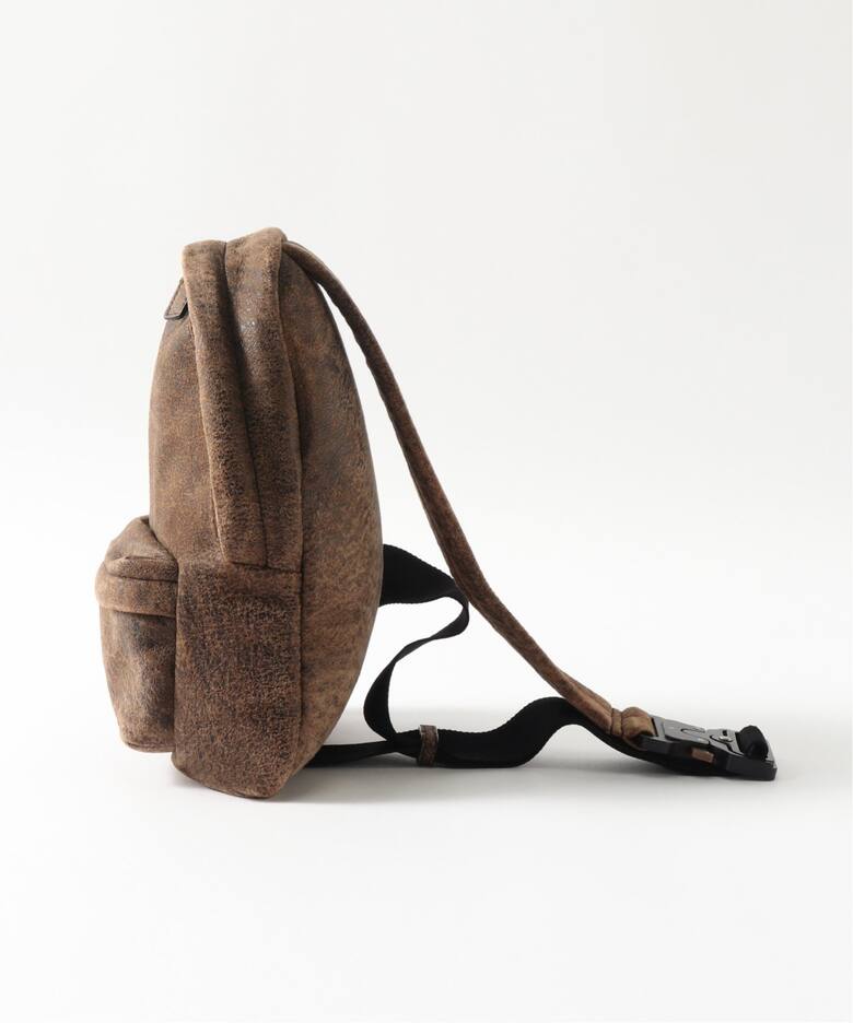 1017 ALYX 9SM TREATED LEATHER CROSSBODY BACKPACK（ショルダーバッグ 