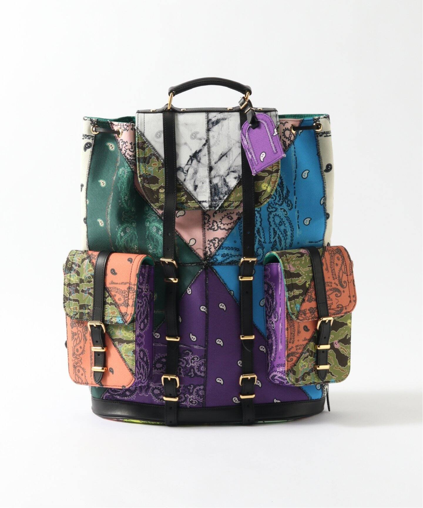 THE WORLD IS YOURS Geometric Paisley Backpack（バックパック