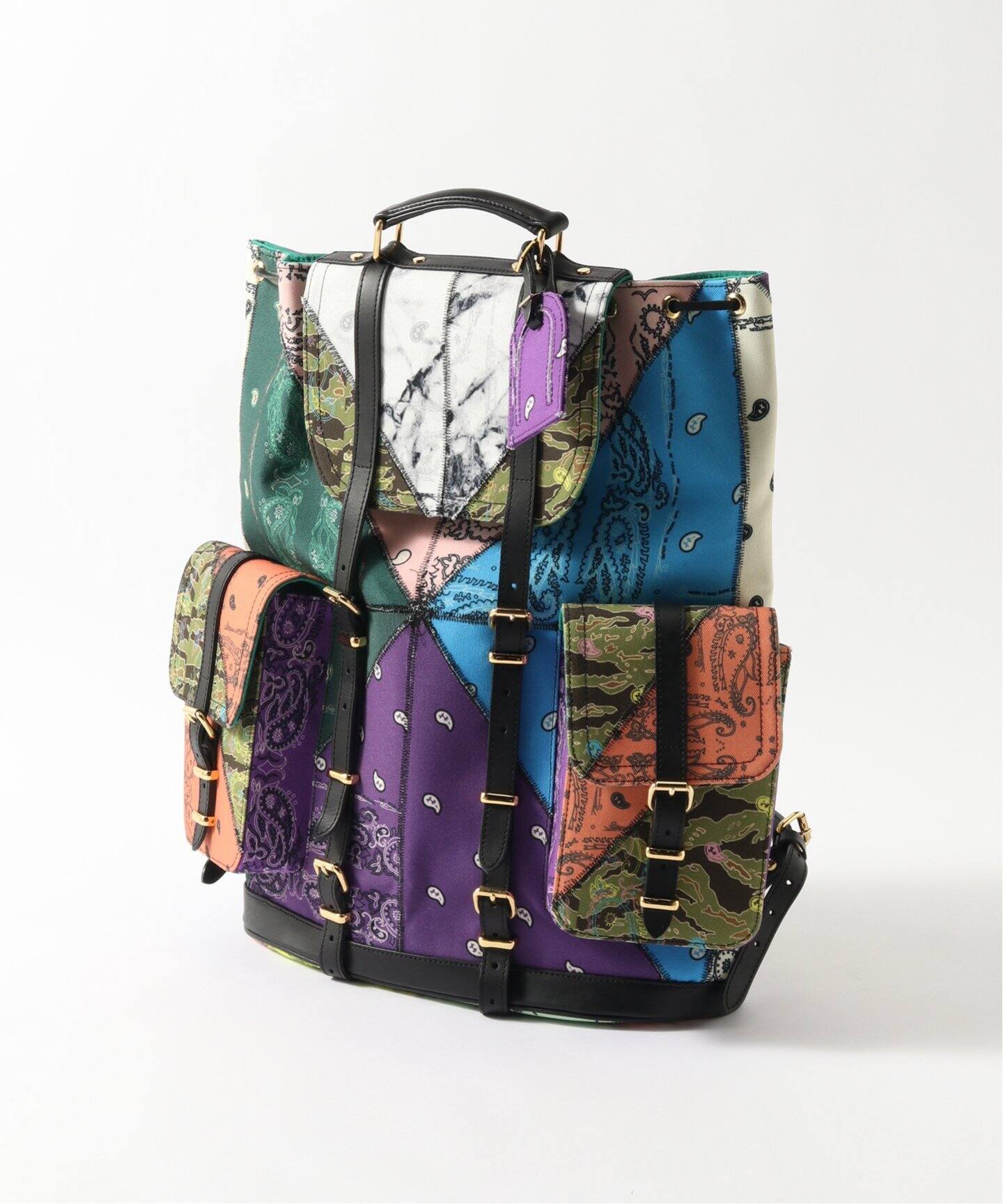 THE WORLD IS YOURS Geometric Paisley Backpack（バックパック