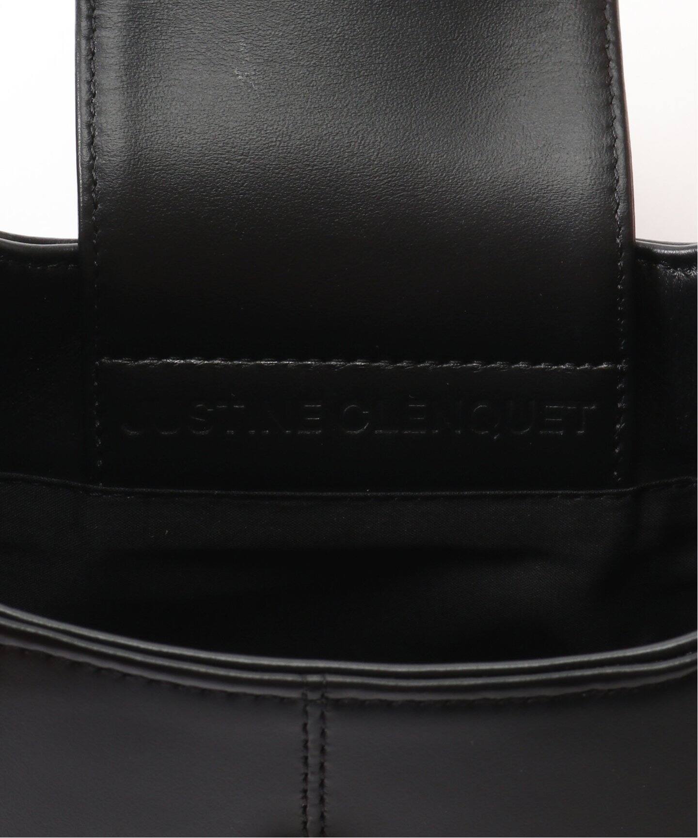 JUSTINE CLENQUET DYLAN BLACK BAG W/TEDDY（ハンドバッグ