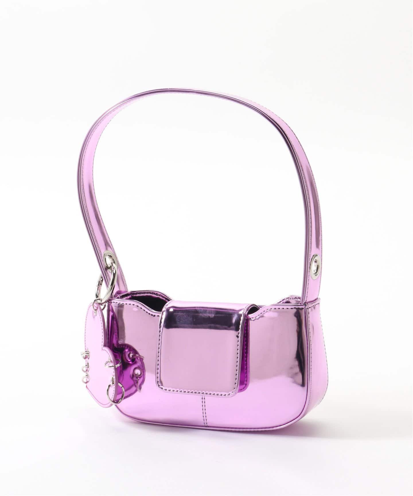 JUSTINE CLENQUET DYLAN PINK BAG W/HEART（ハンドバッグ