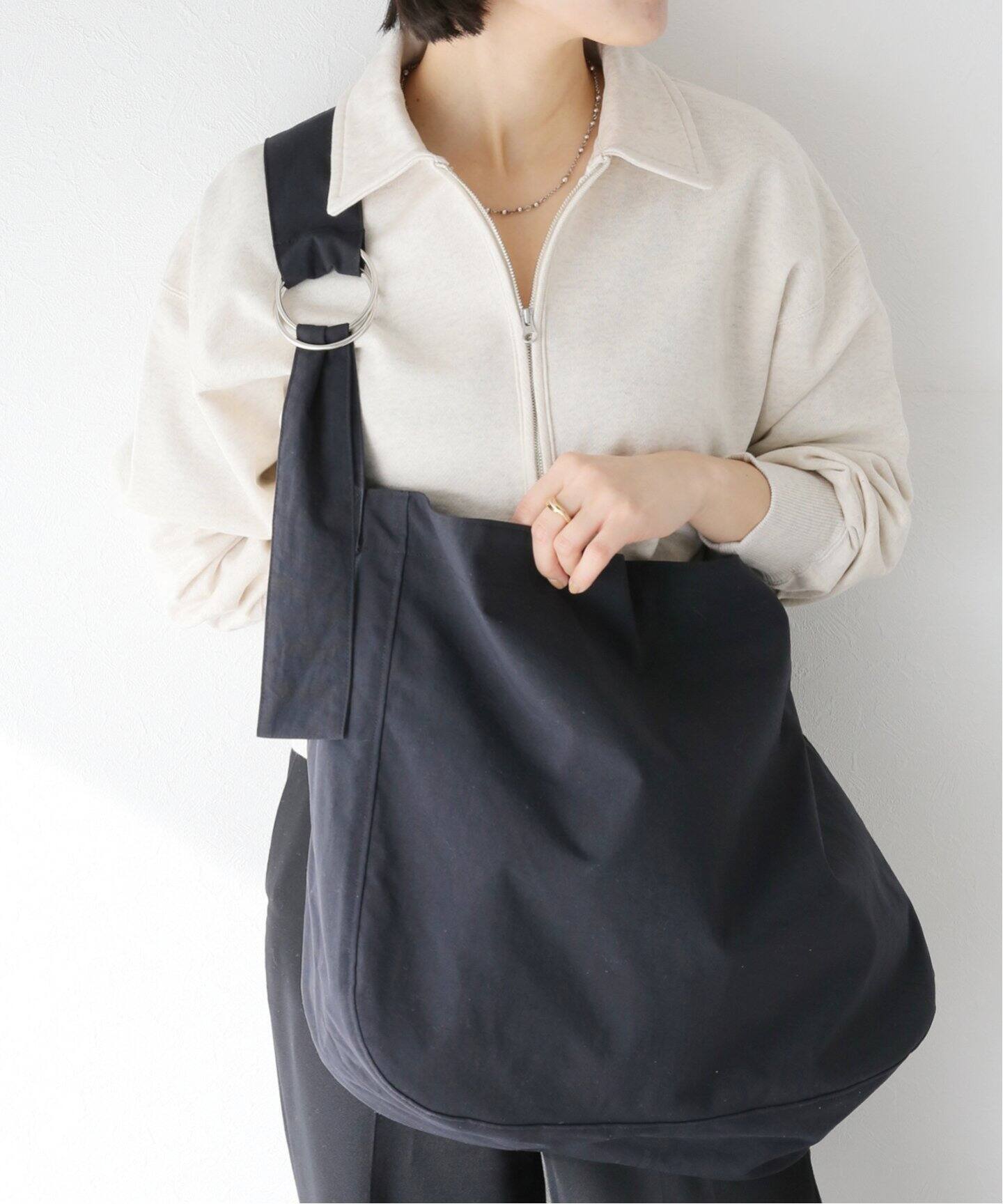 MY___ / マイ】 NYLON CANVAS SHOULDER BAG(UNISEX)（ショルダーバッグ 