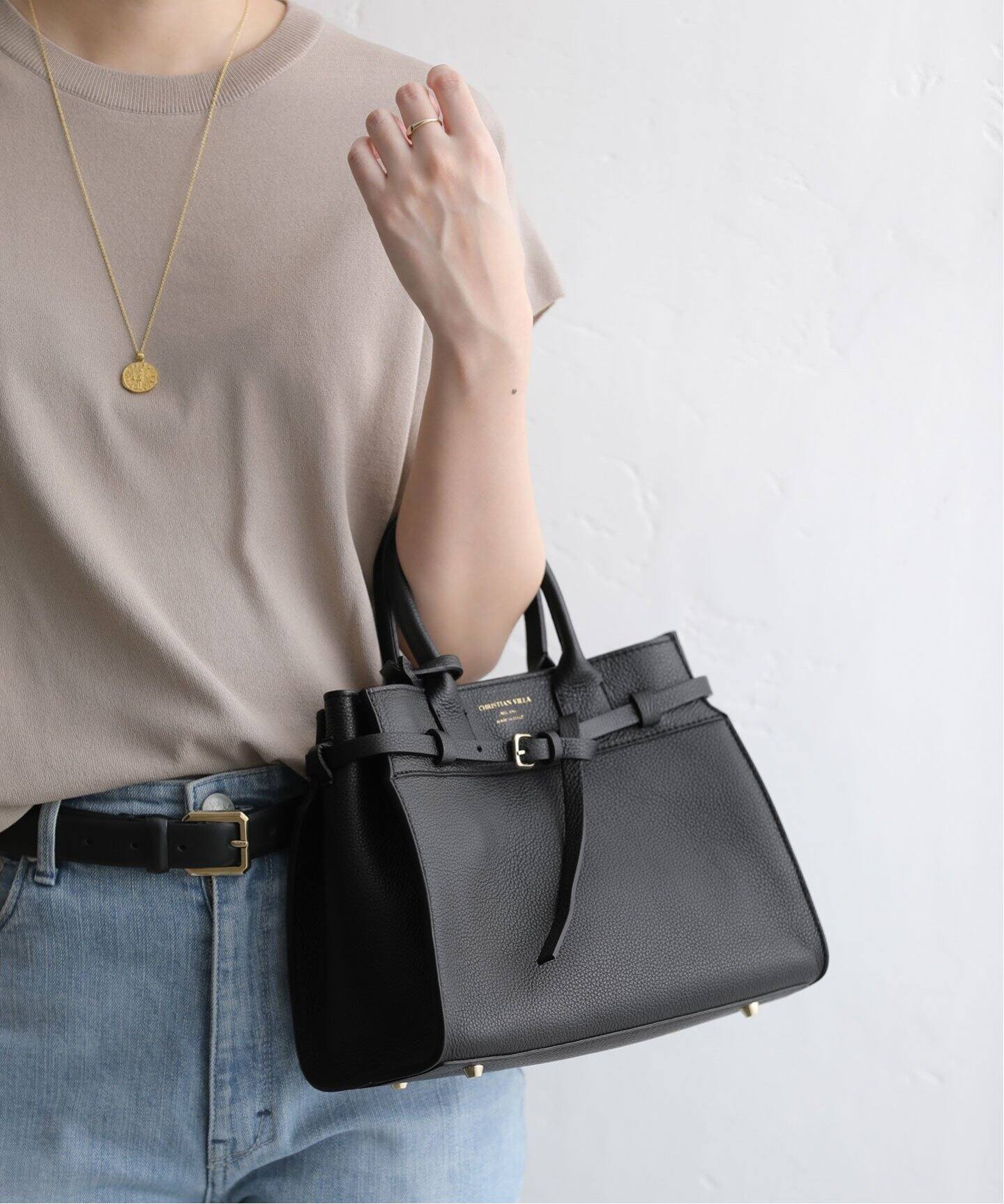 CHRISTIAN VILLA/クリスチャンヴィラ】レザートートBAG（トートバッグ  