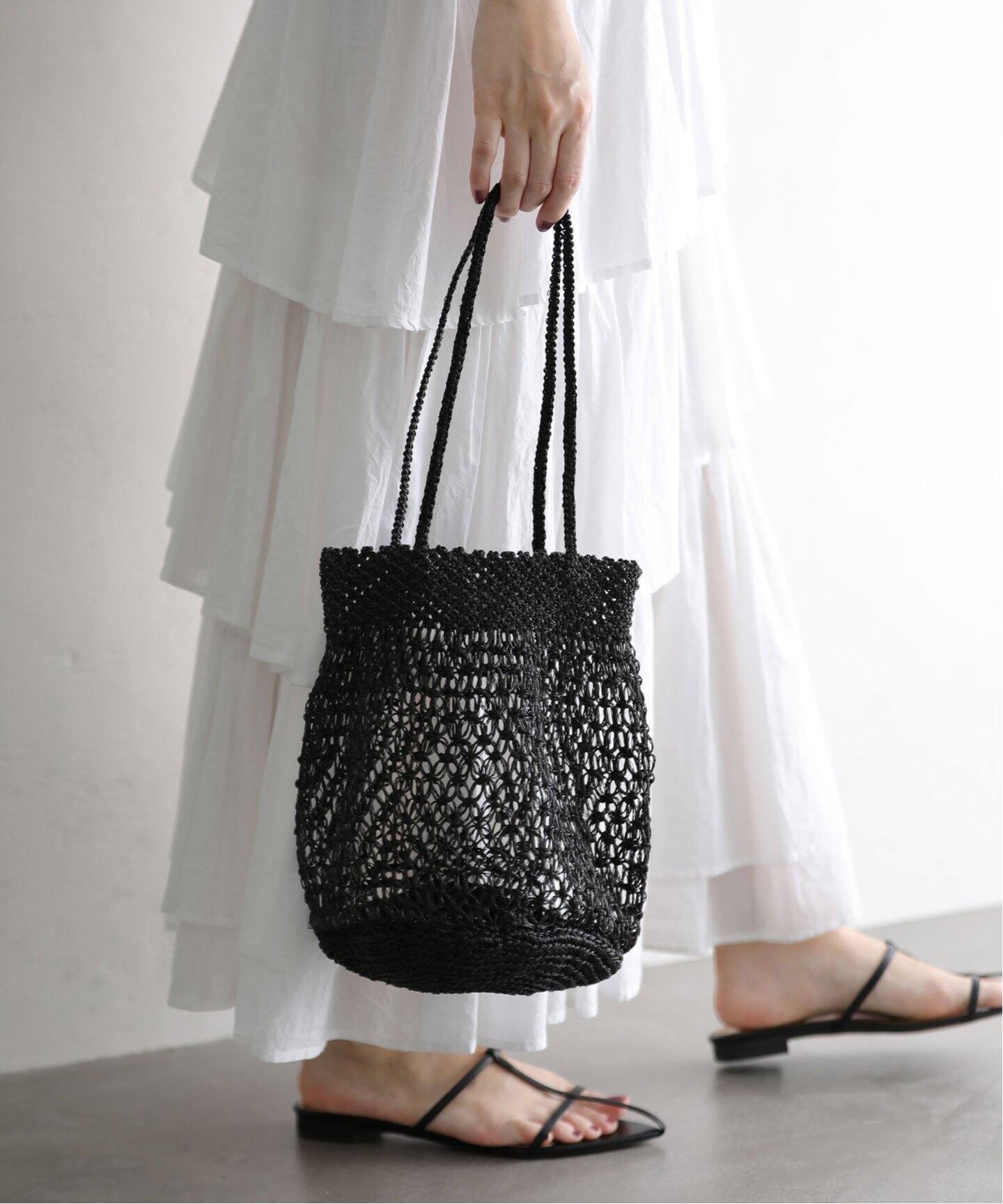 BAGMATI/バグマティ】メタリックメッシュバッグ（トートバッグ）｜La 