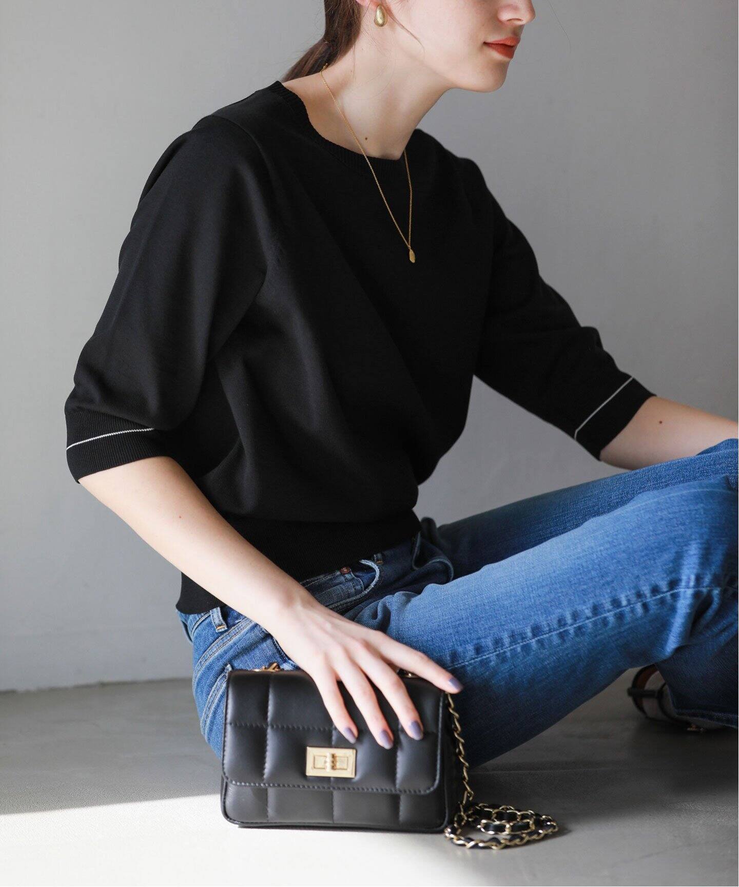 MILOS/ミロス】別注スクエアキルトショルダーBAG（ショルダーバッグ  