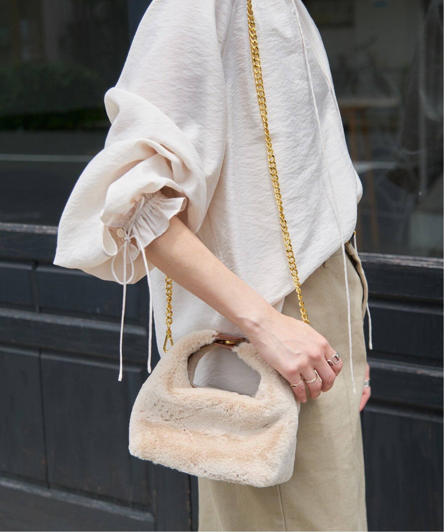 美品】 elleme / エレメ | 2way ショルダー付き レザー ミニ ハンド 