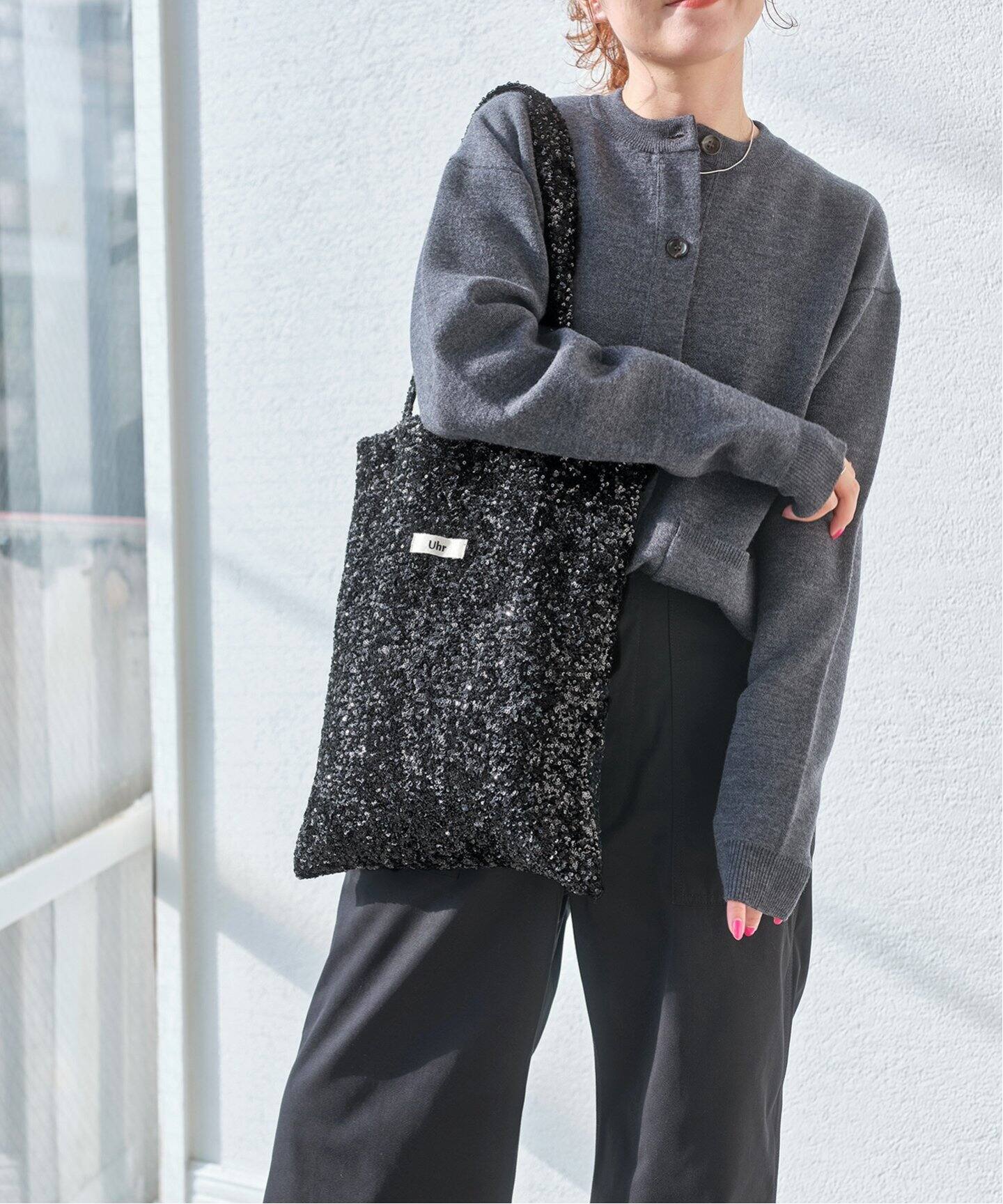 ≪一部店舗+WEB限定≫【Uhr / ウーア】別注Spangle Tote Bag（トート 